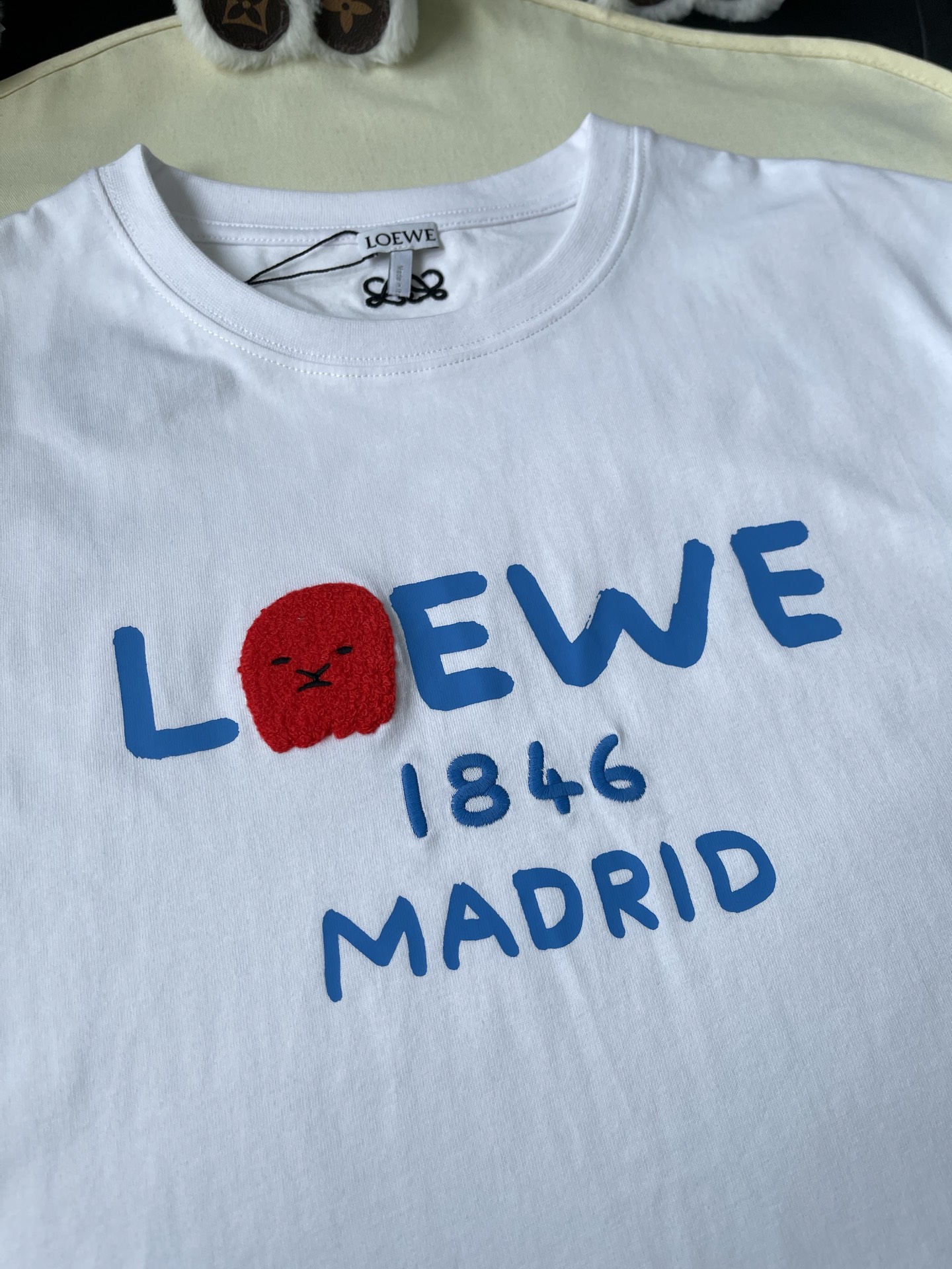 Madrid Wordmark Crewneck T-Shirt — product photograph
