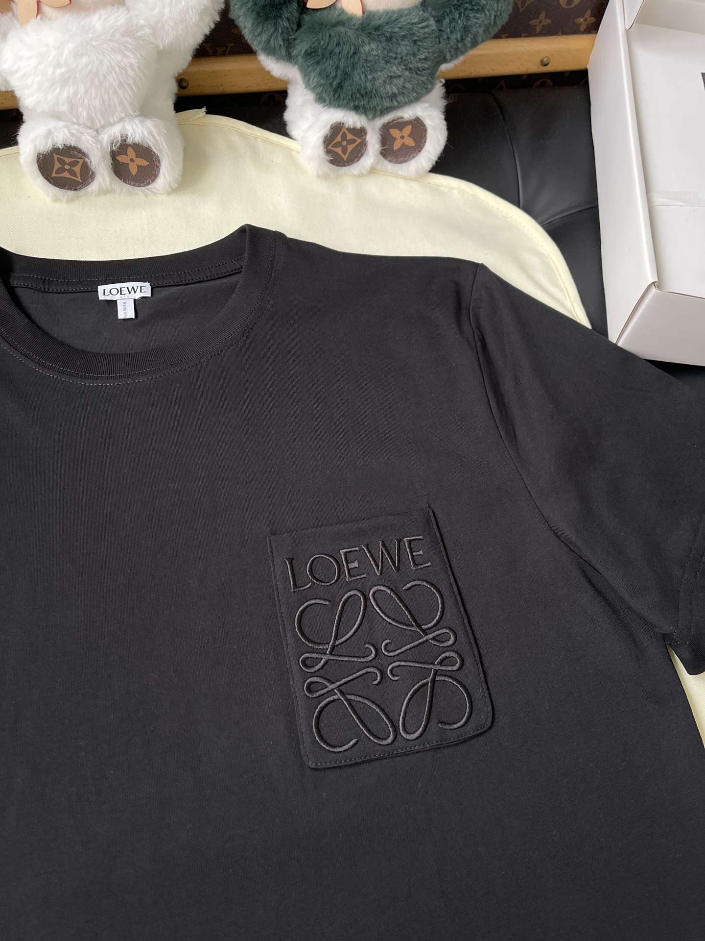 Tonal Anagram Pocket T-Shirt — product photograph