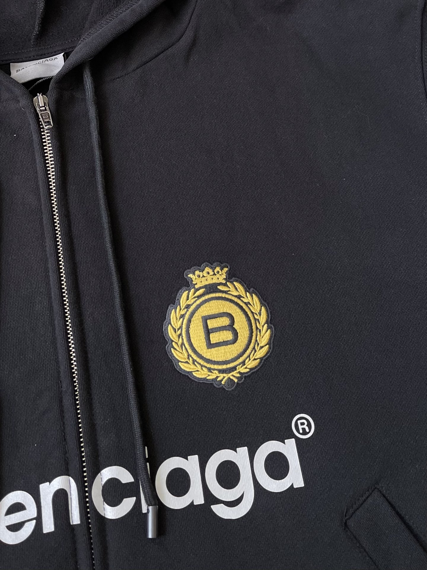 Crest Number-10 Zip Hoodie — product photograph