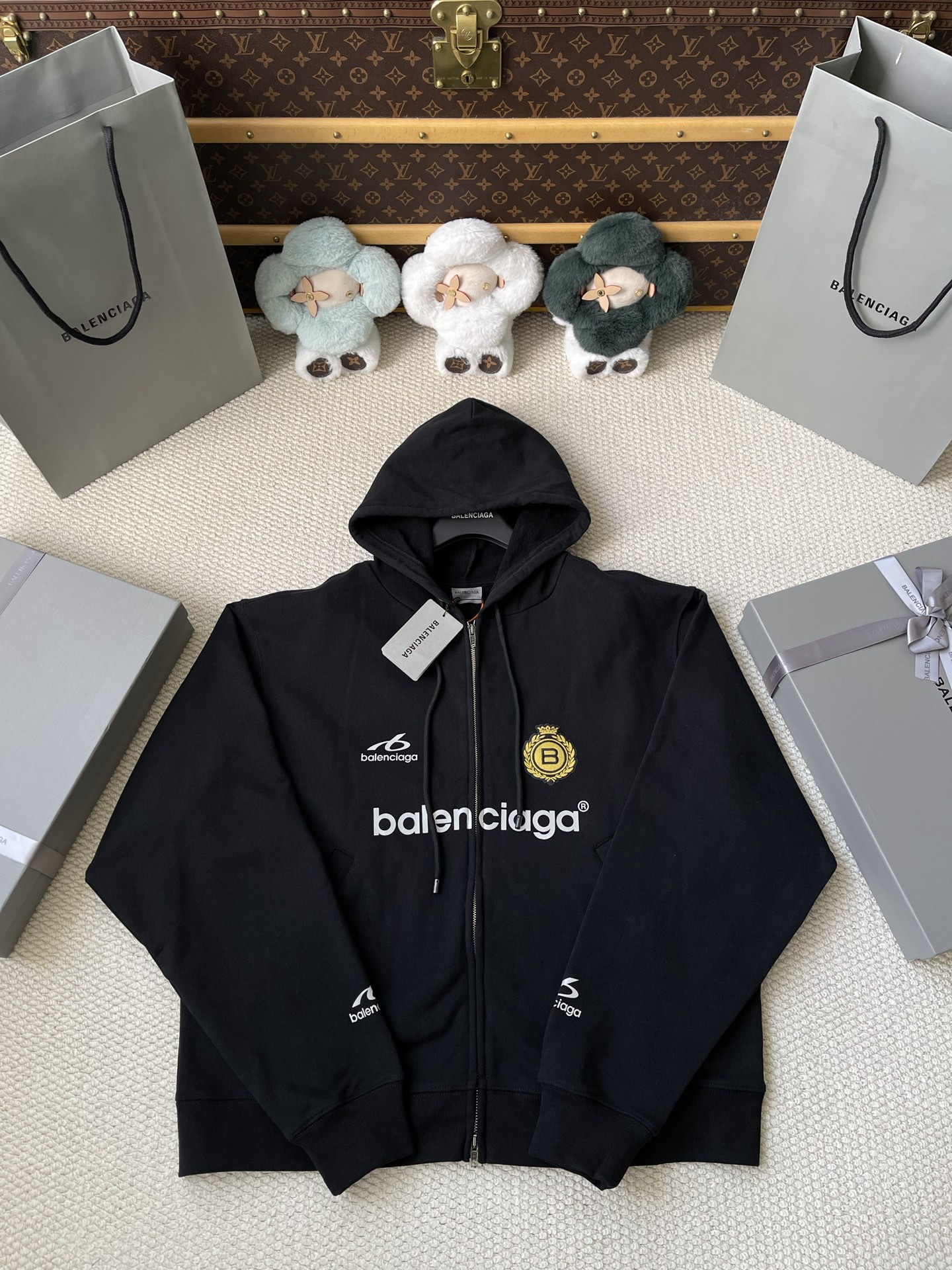 Crest Number-10 Zip Hoodie — product photograph