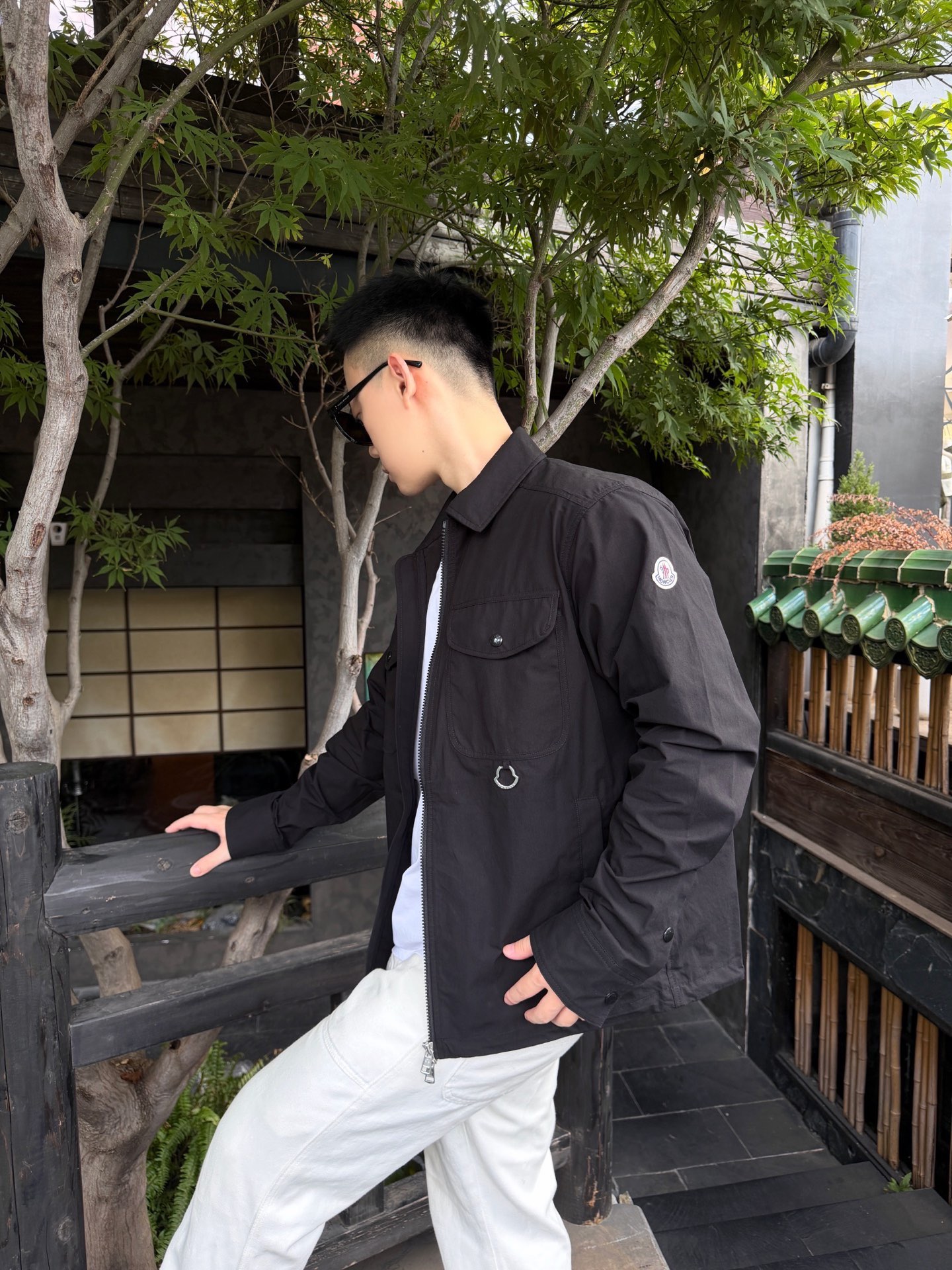 Flap-Pocket Utility Jacket — product photograph
