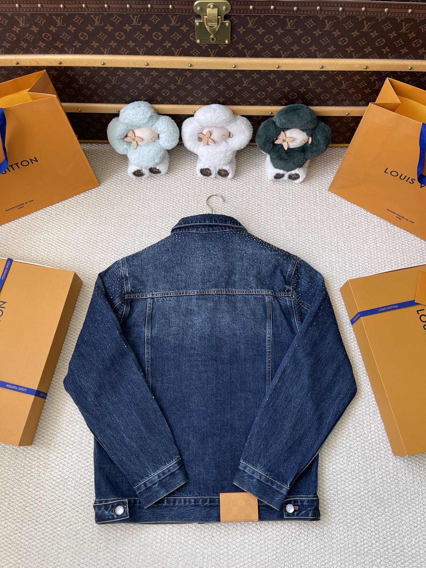 Small-Wordmark Denim Jacket — product photograph