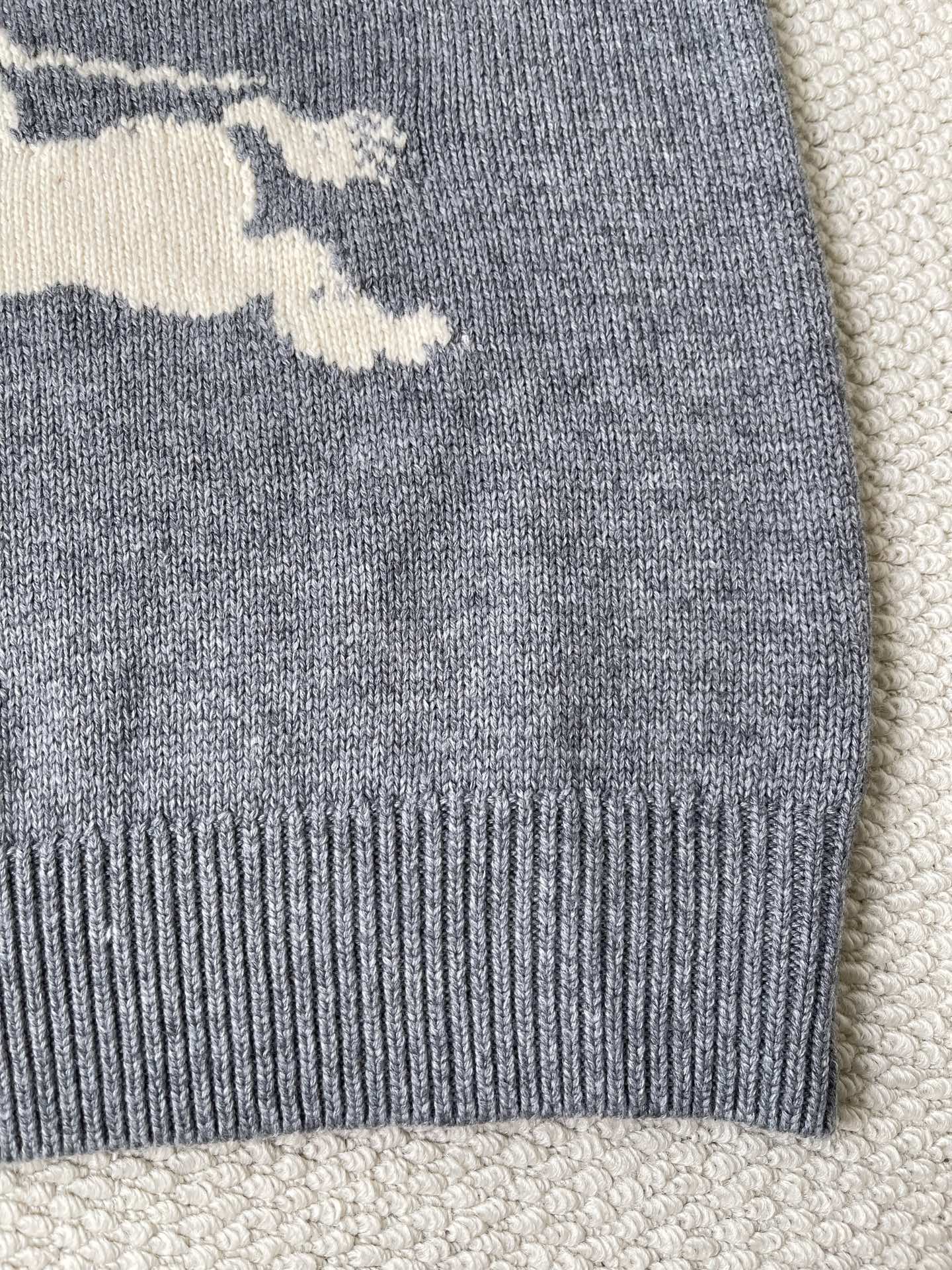 Horse-Graphic Wordmark Sweater — product photograph