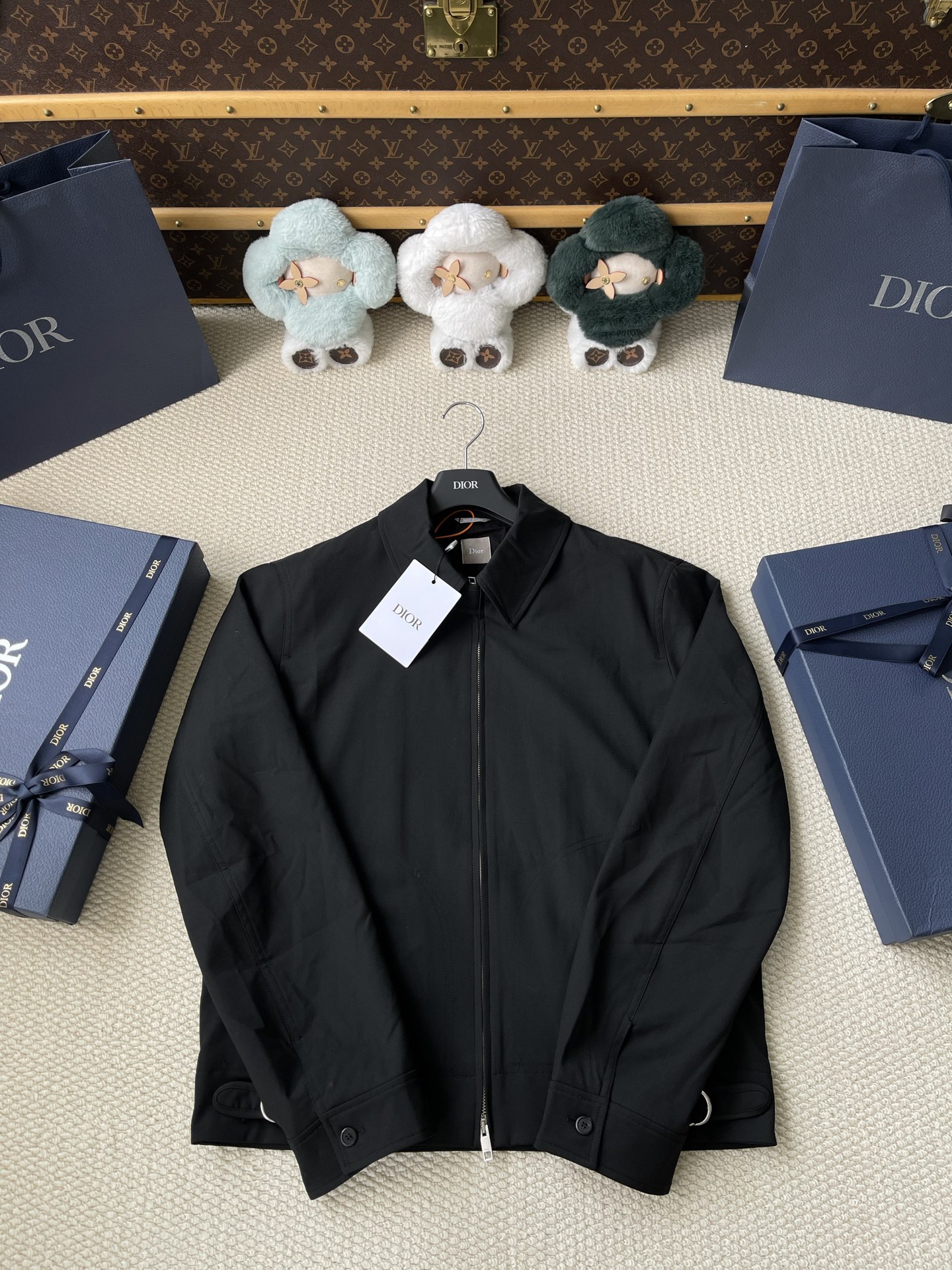 Buckle-Hem Zip Jacket — product photograph