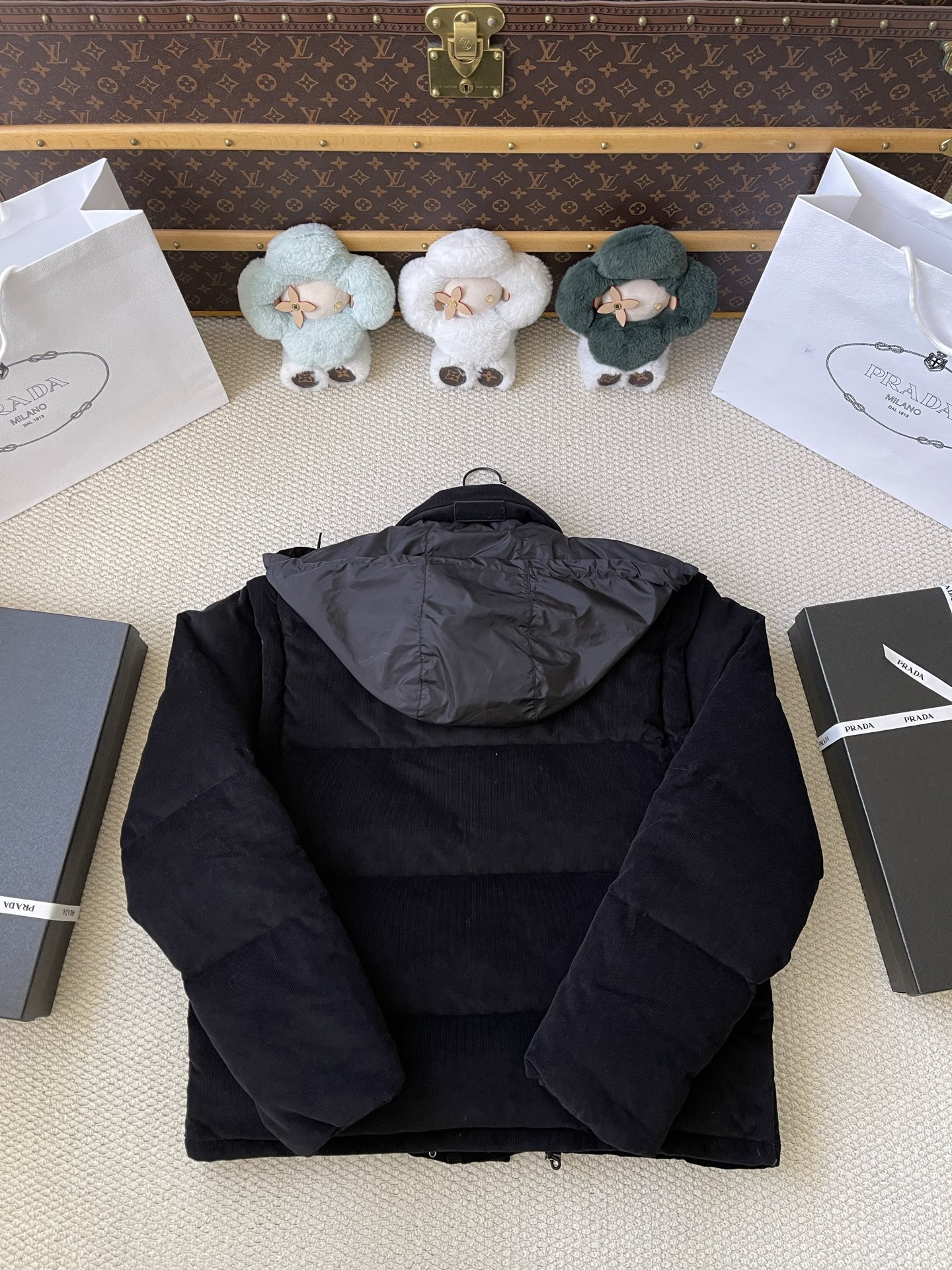 Stand-Collar Quilted Jacket — product photograph