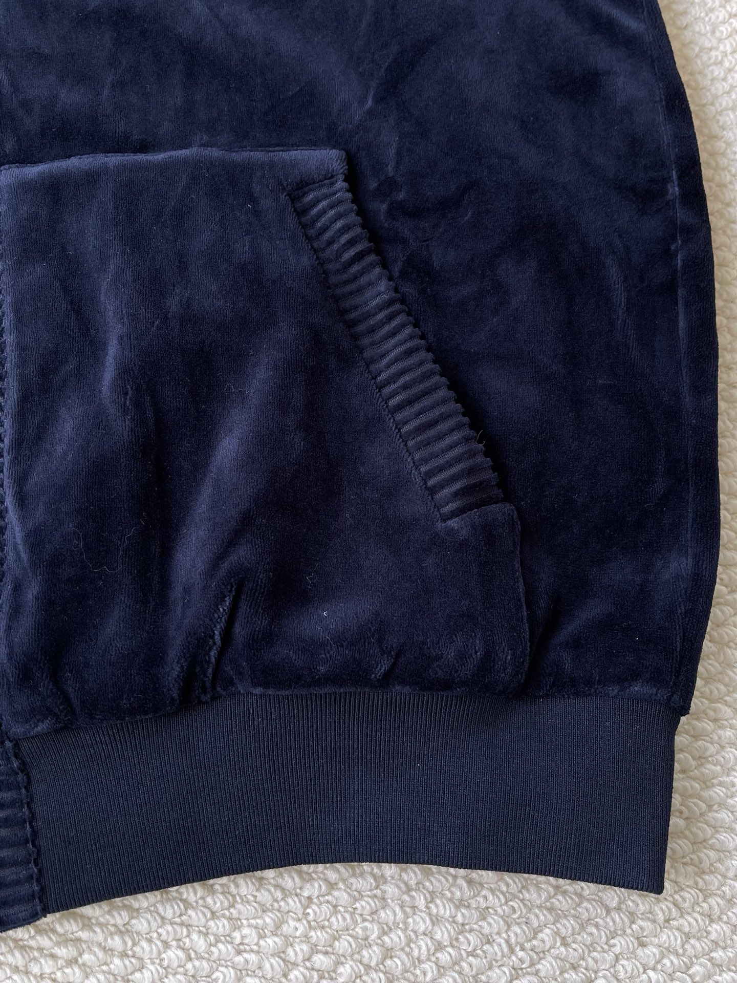 Script-Back Textured Bomber Jacket — product photograph