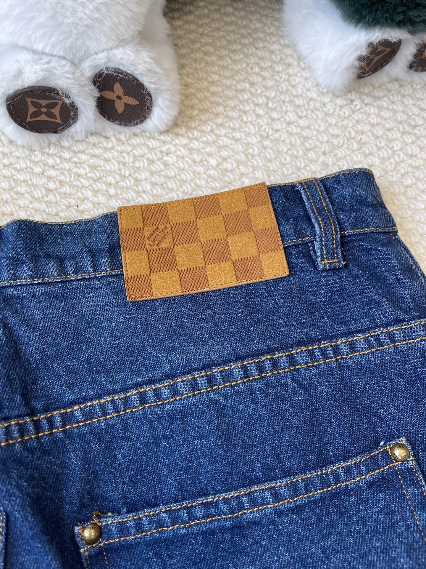 Denim Varsity Jacket and Jeans Separates — product photograph