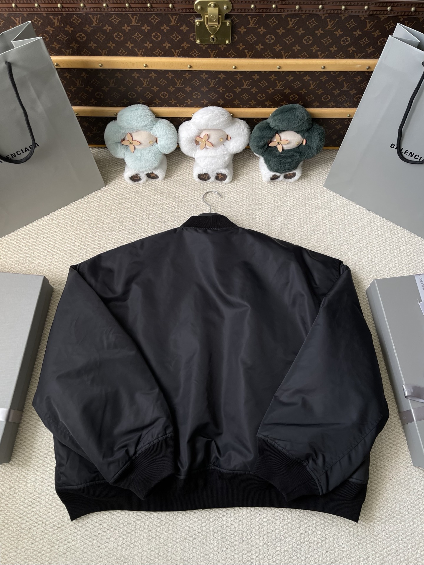 Luxury-Script Varsity Bomber — product photograph