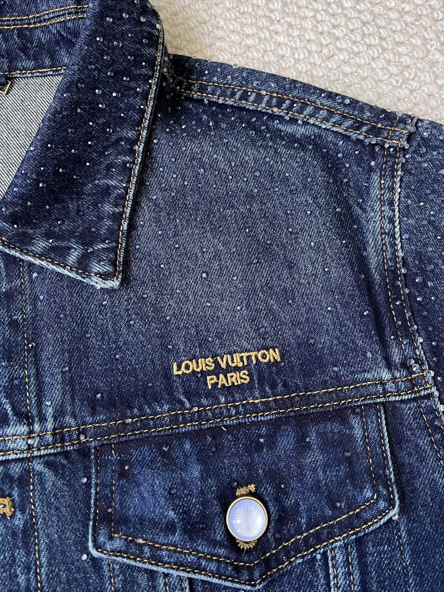 Small-Wordmark Denim Jacket — product photograph