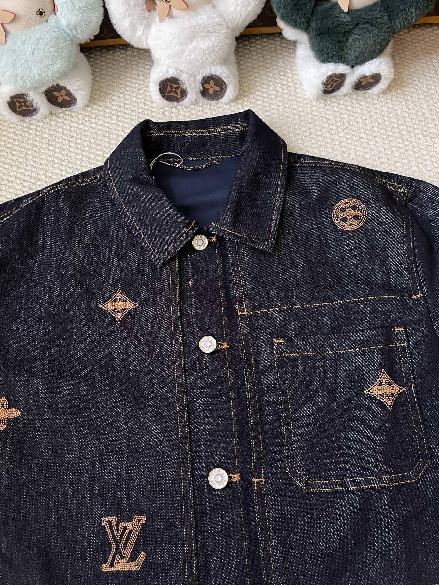 Embroidered Denim Matching Separates — product photograph