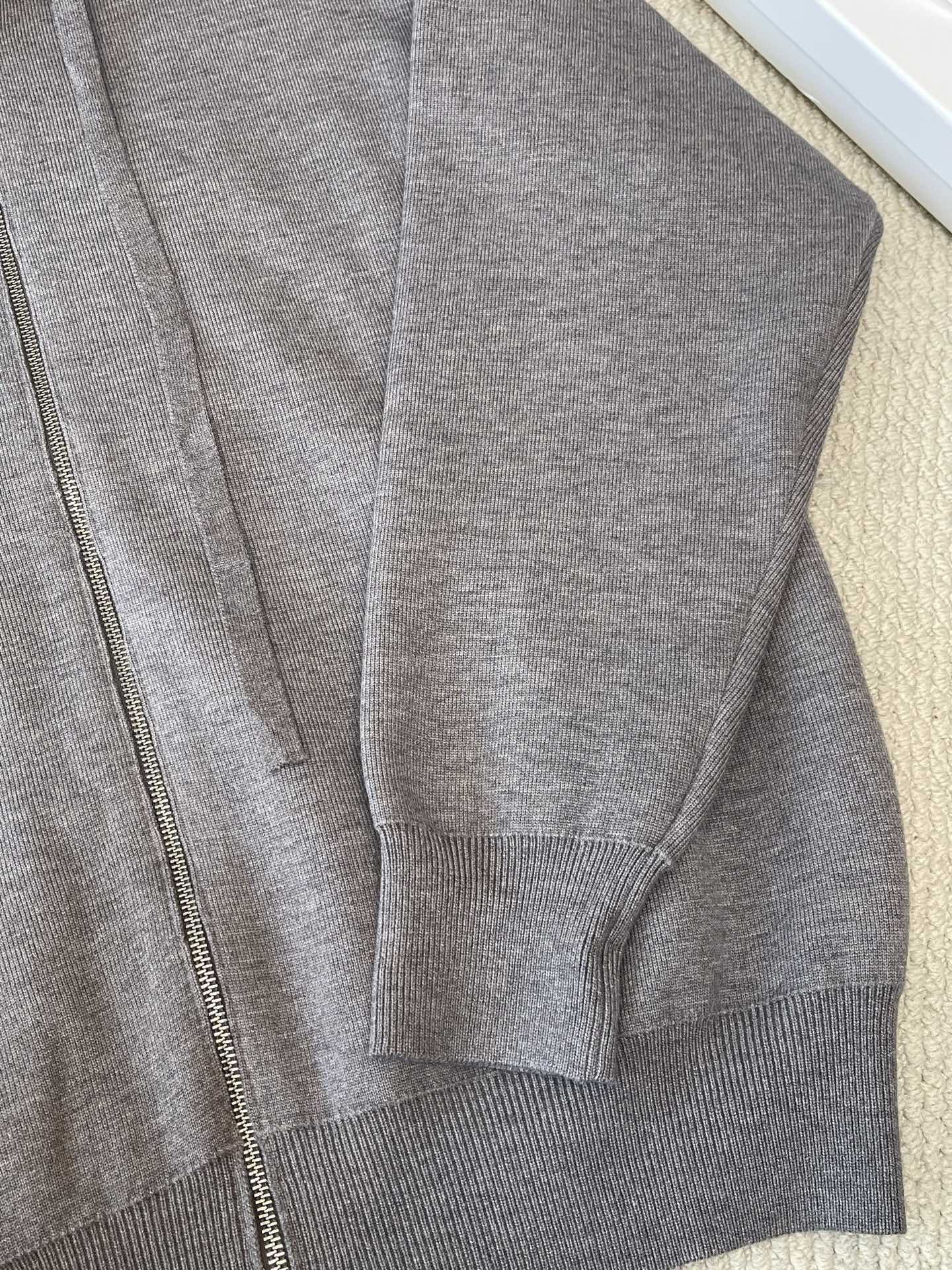 Back-Anagram Zip-Up Hoodie — product photograph