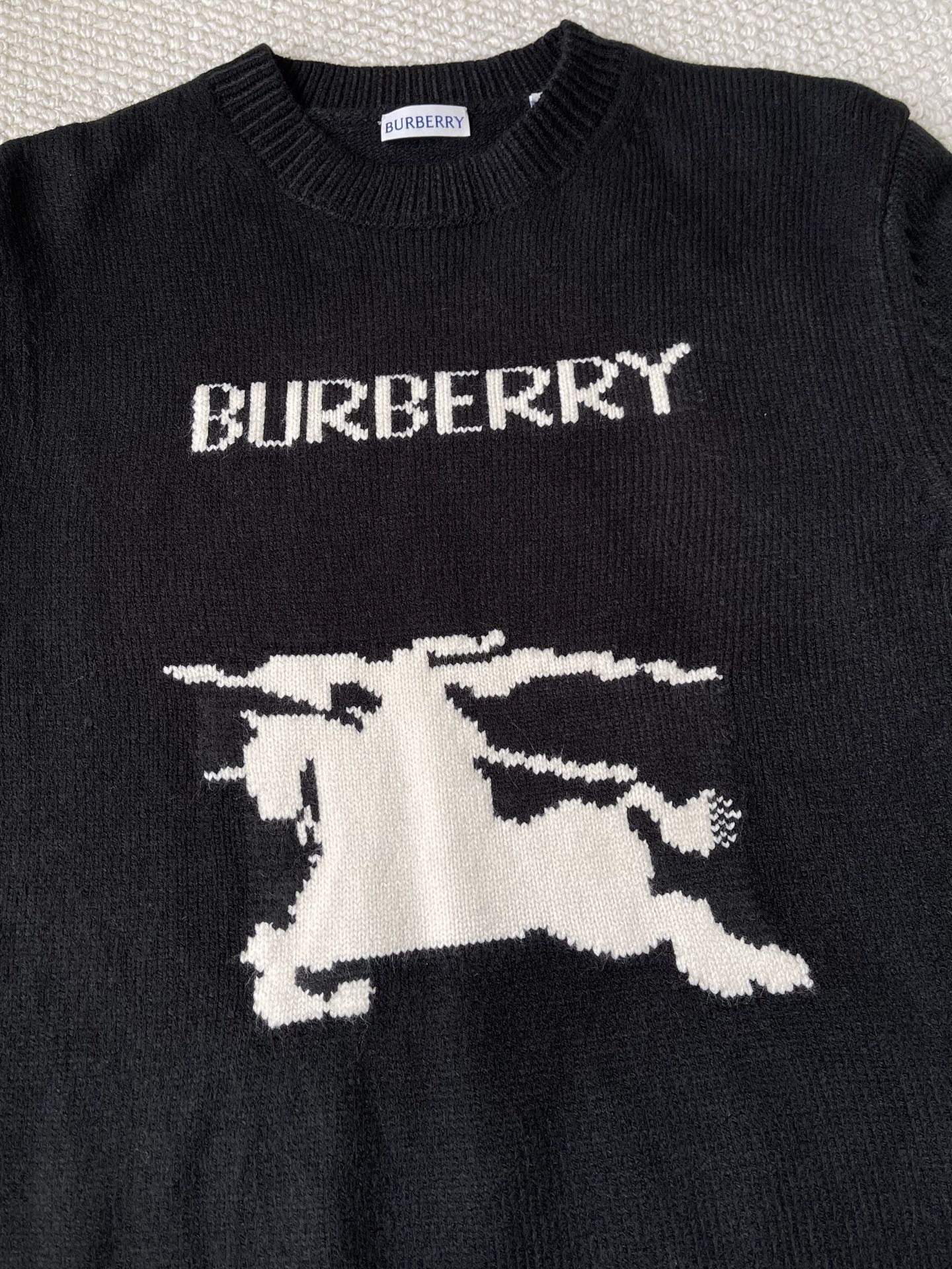 Horse-Graphic Wordmark Sweater — product photograph