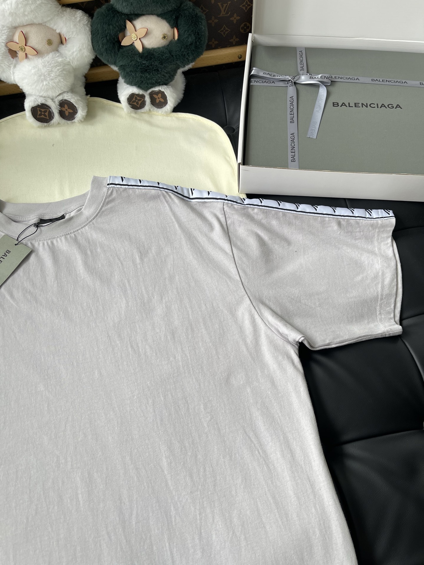Logo-Tape Shoulder T-Shirt — product photograph
