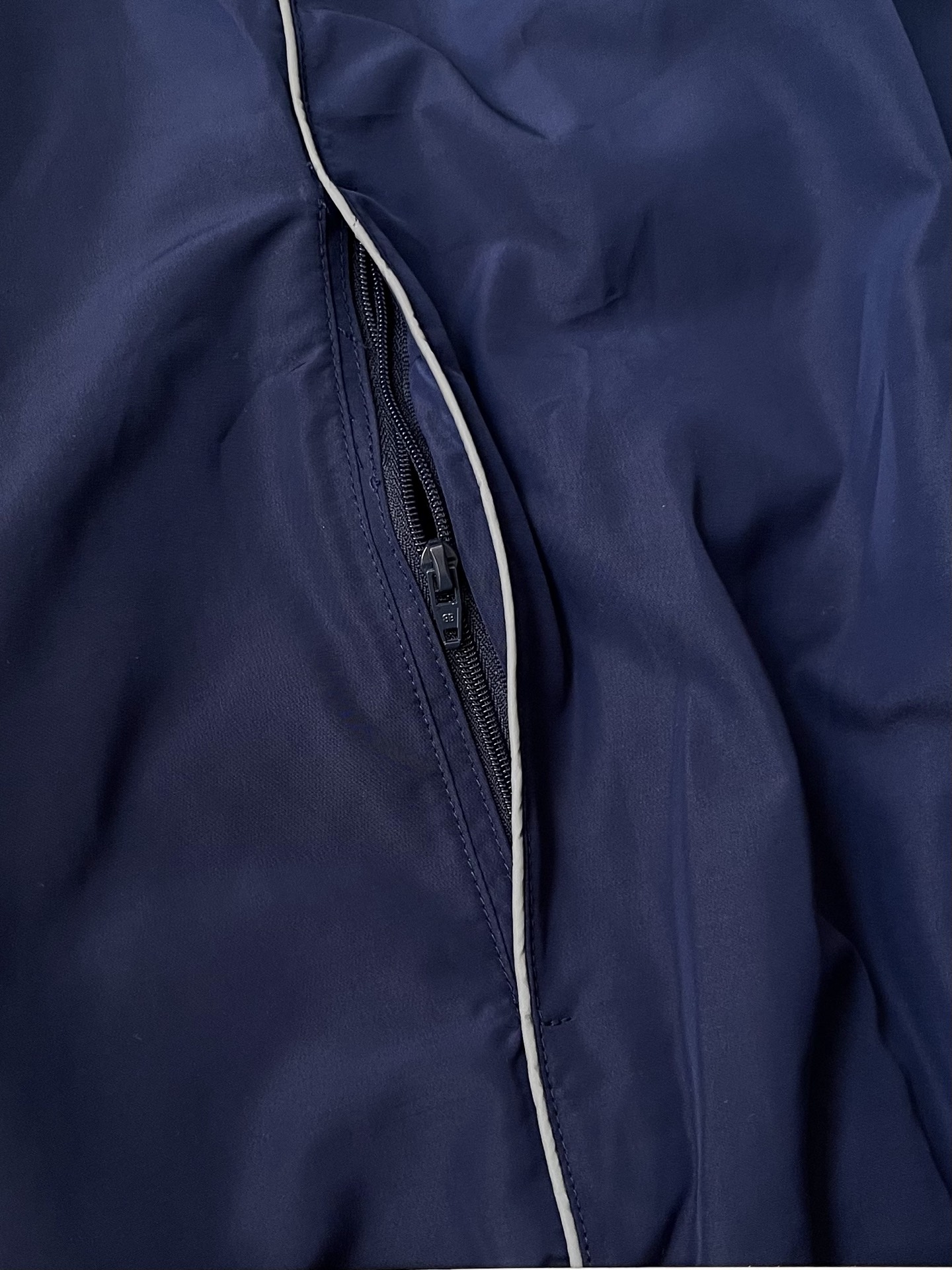 Navy Piped Matching Separates — product photograph