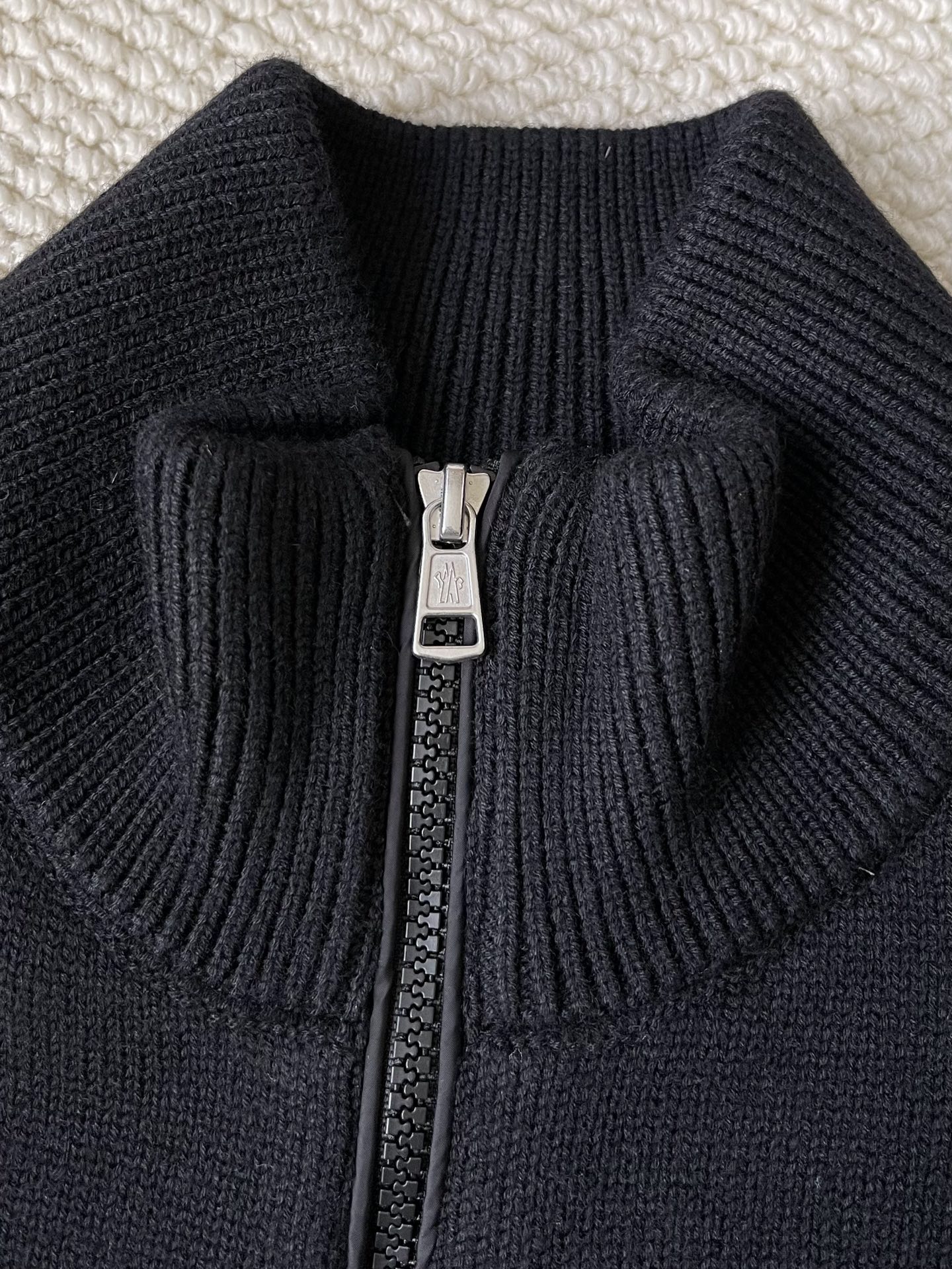 Sleeve-Pocket Zip Cardigan — product photograph