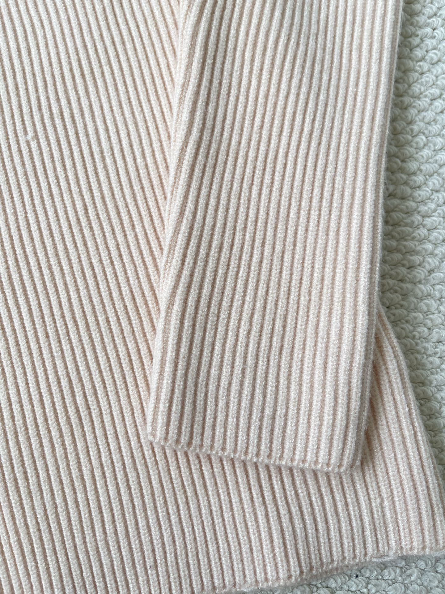 Rib-Knit Pullover Hoodie — product photograph
