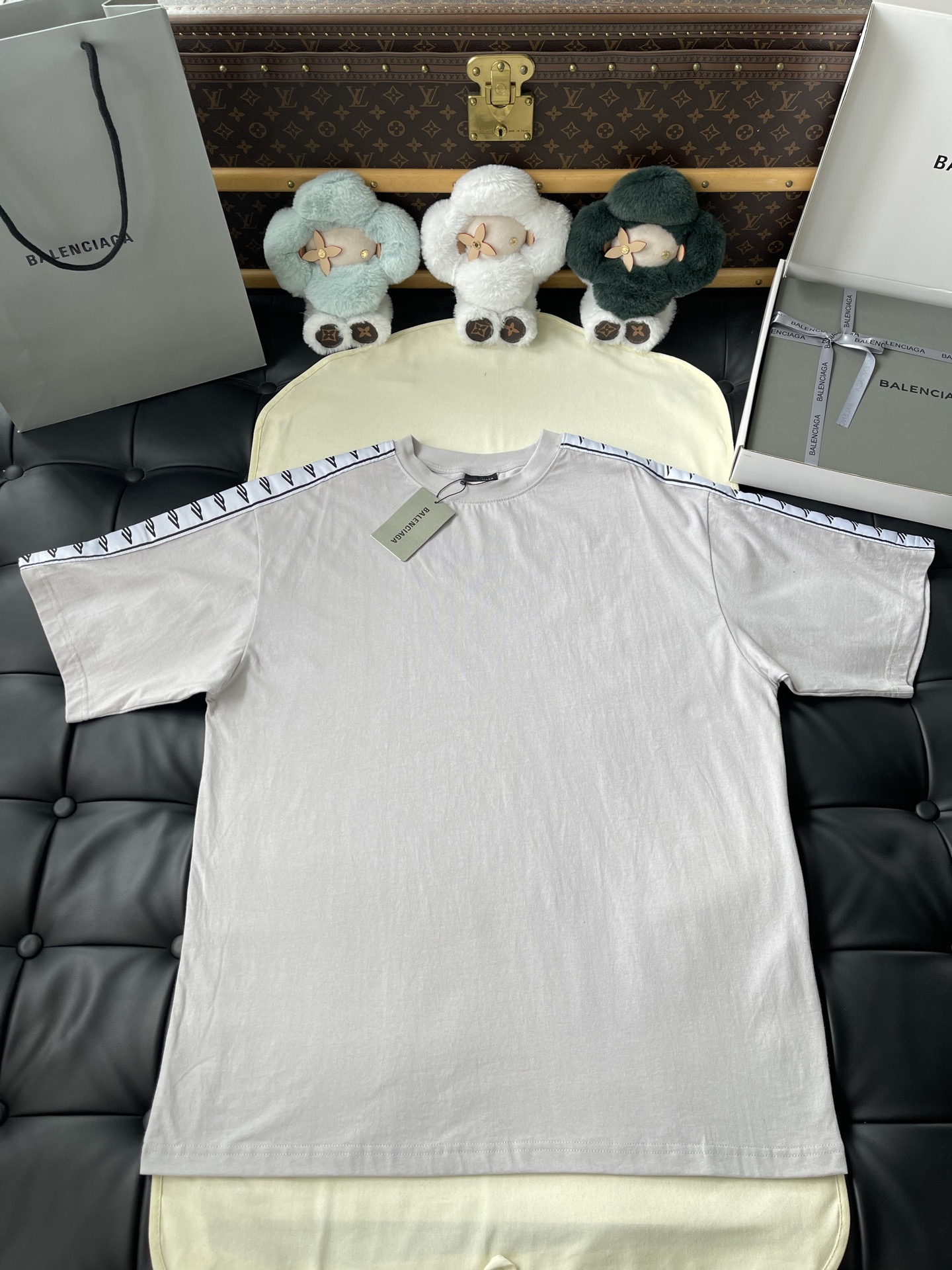 Logo-Tape Shoulder T-Shirt — product photograph