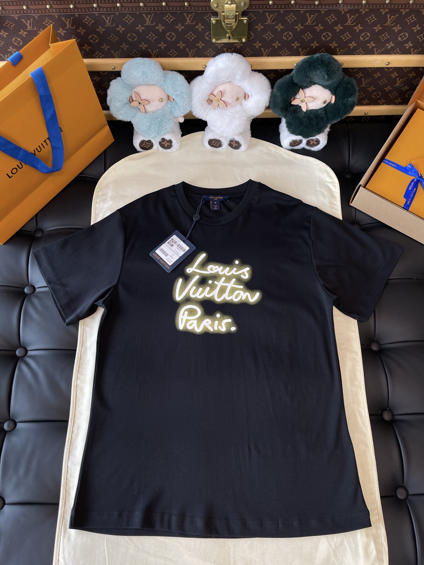 Paris Script Crewneck T-Shirt — product photograph