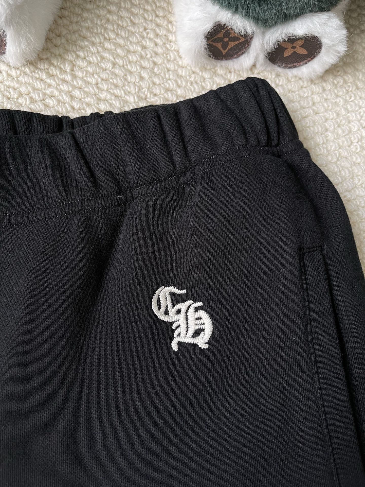 Gothic-Letter Quarter-Zip Matching Separates — product photograph