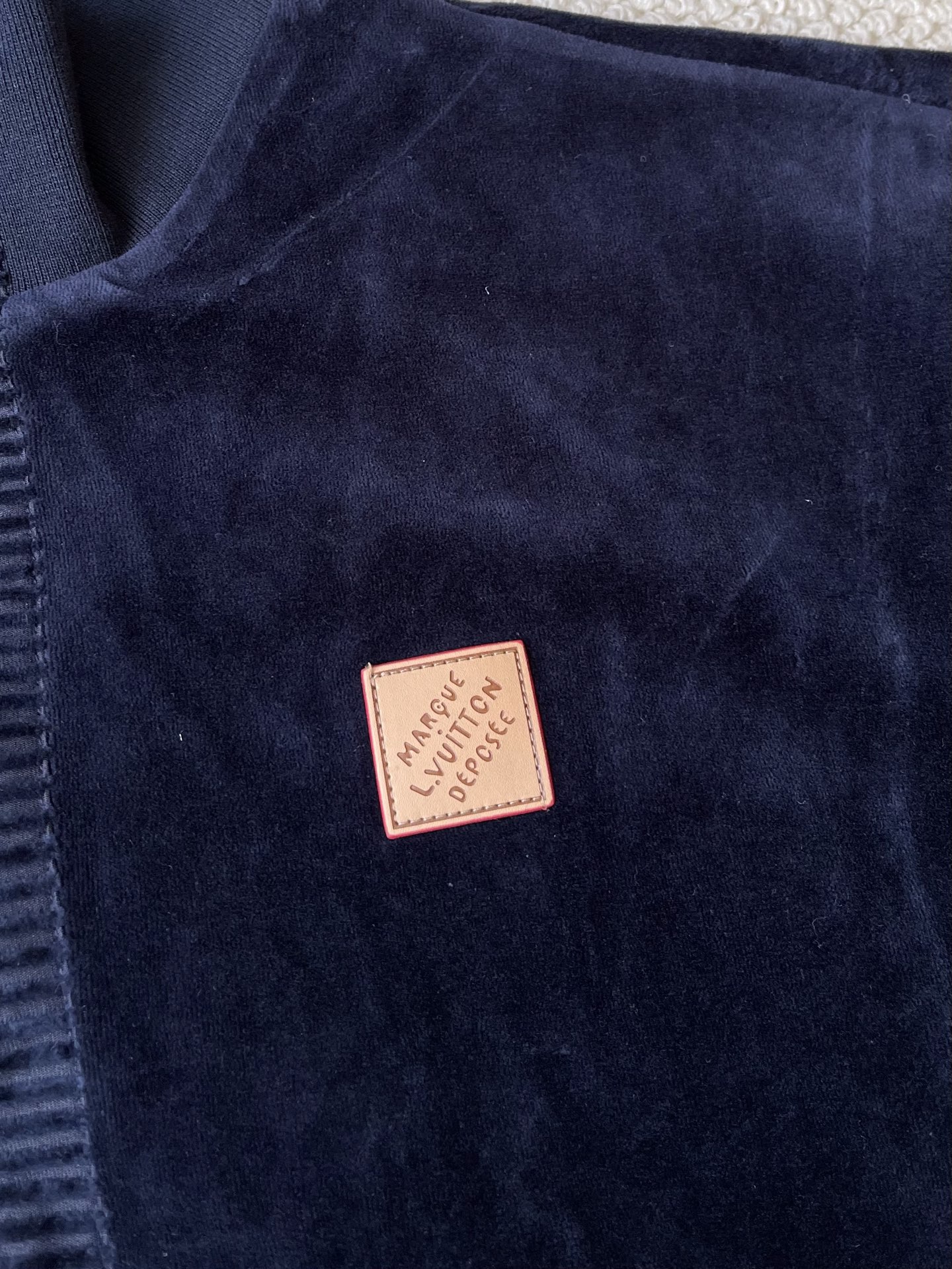 Script-Back Textured Bomber Jacket — product photograph