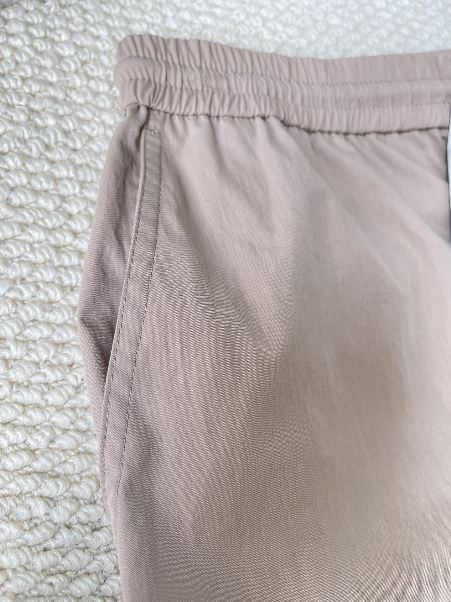 Patch-Pocket Drawstring Trousers — product photograph