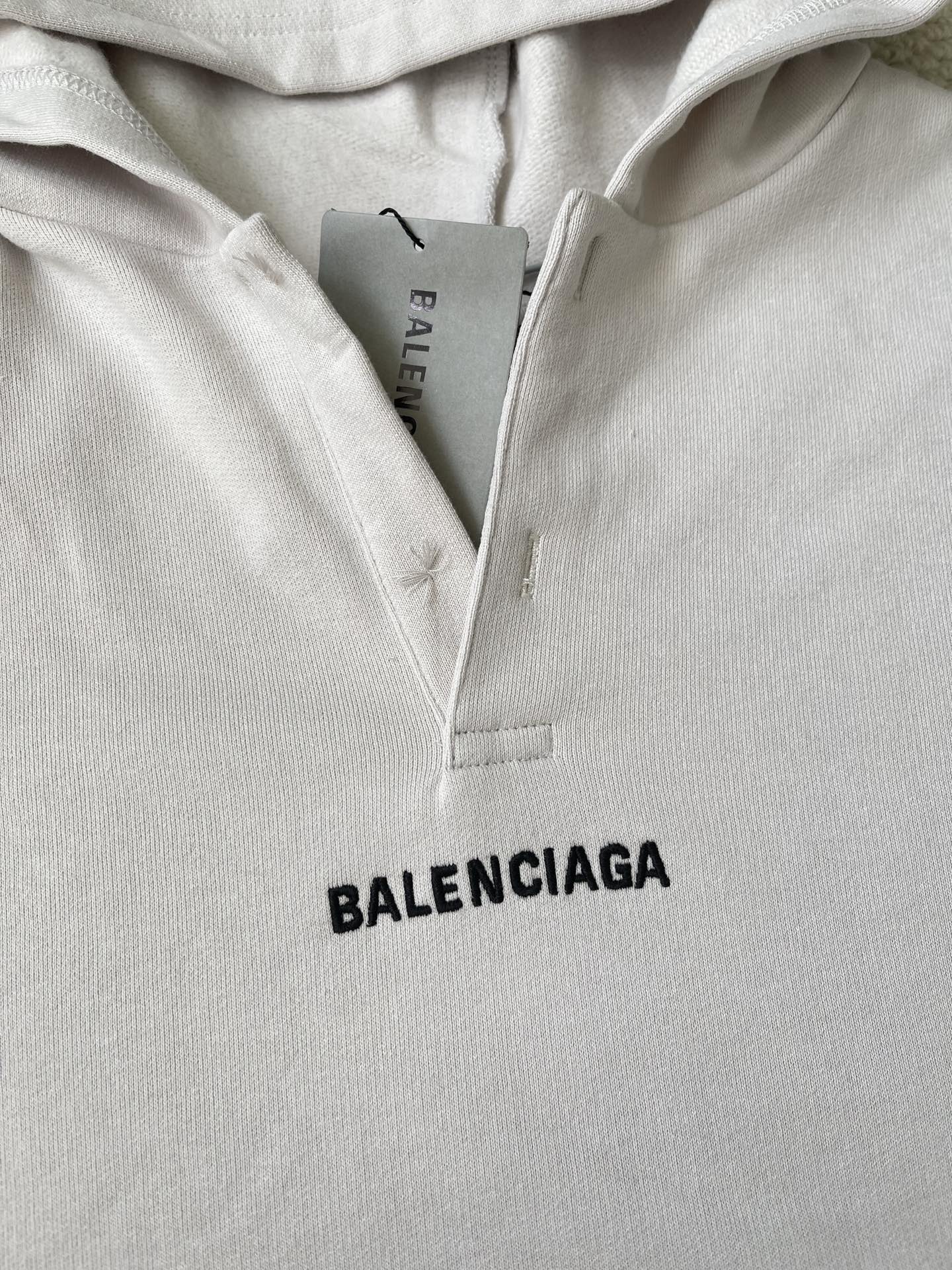 Back-Wordmark Half-Zip Hoodie — product photograph