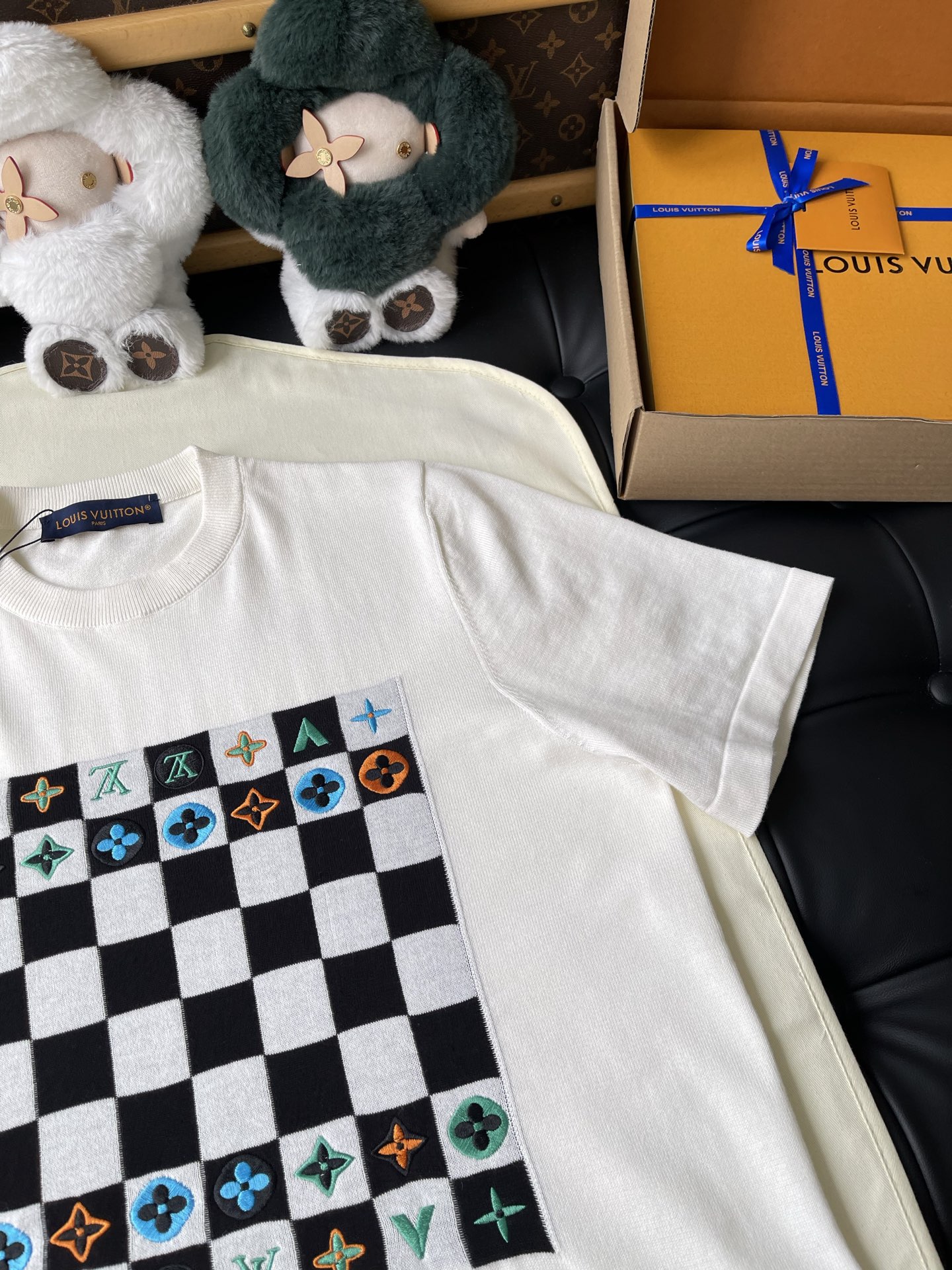 Checkerboard Graphic T-Shirt — product photograph