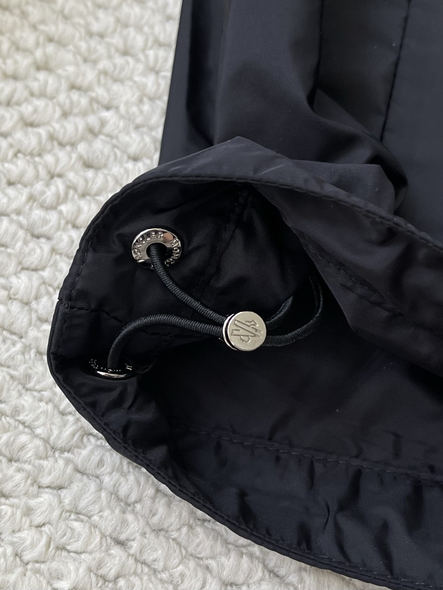 Contrast-Zip Hooded Windbreaker — product photograph