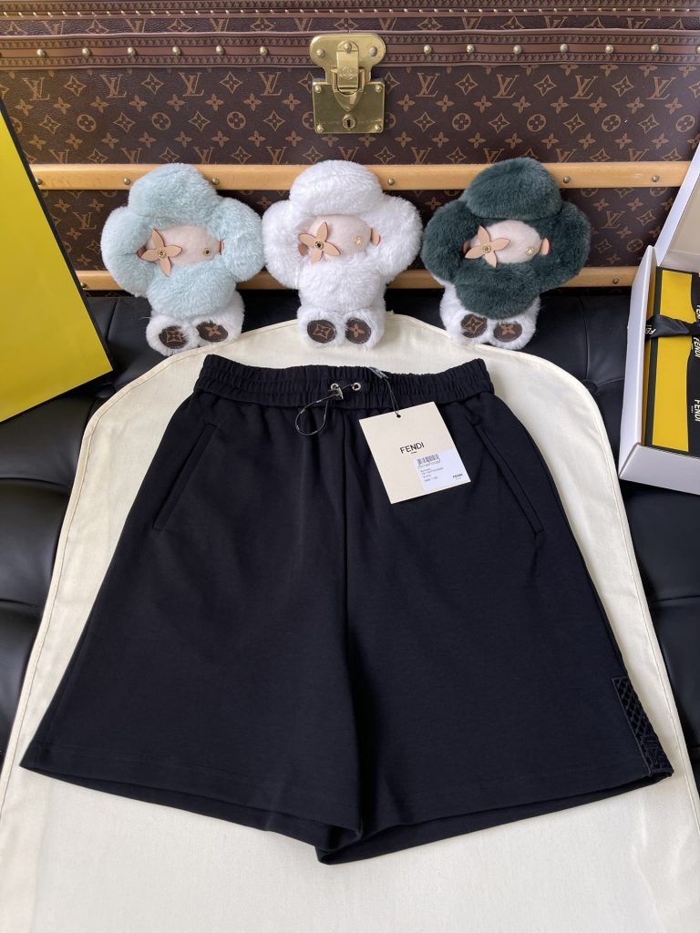 Metal-Toggle Drawstring Shorts — product photograph