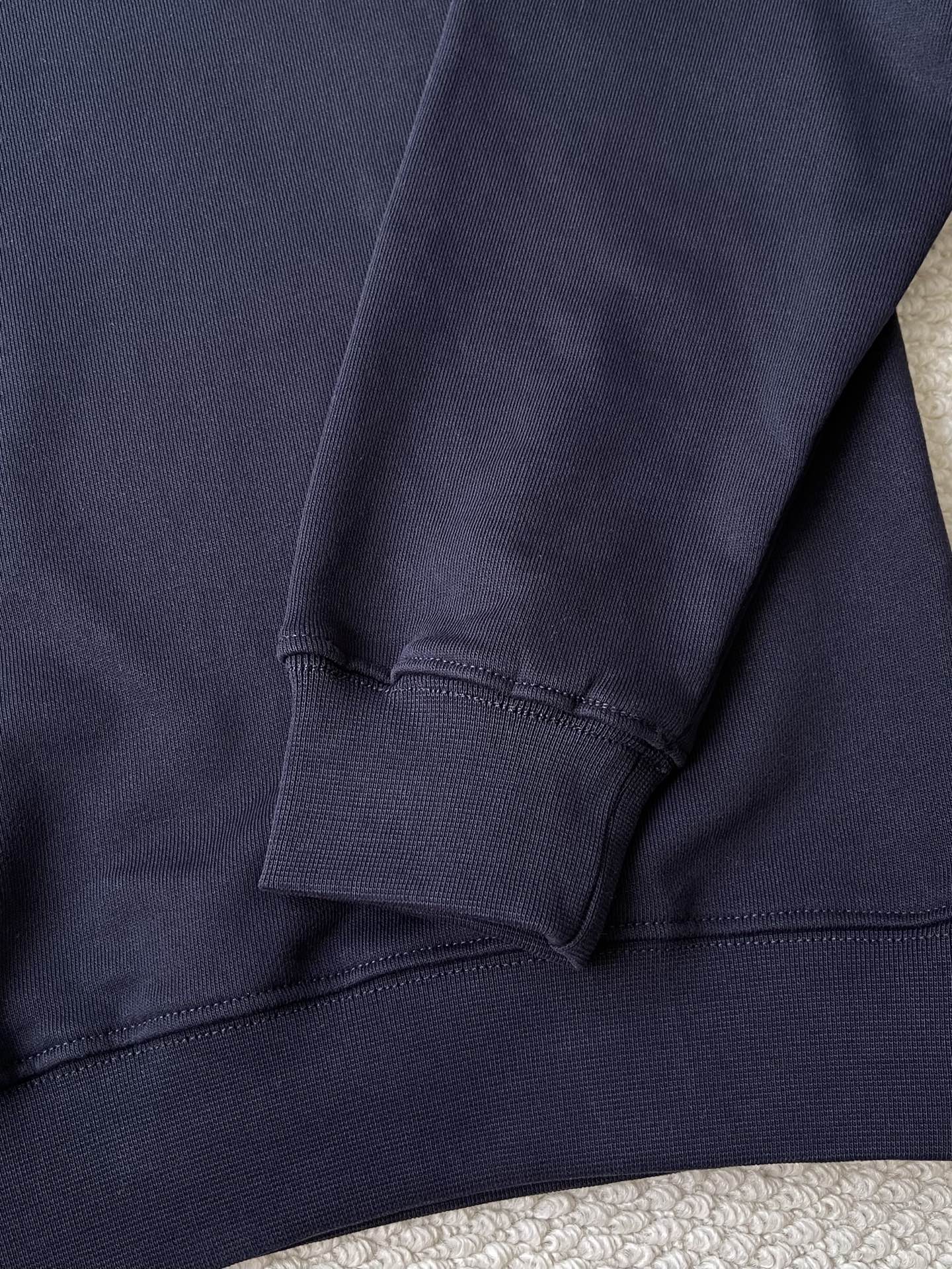 Contrast Lettering Crewneck Sweatshirt — product photograph