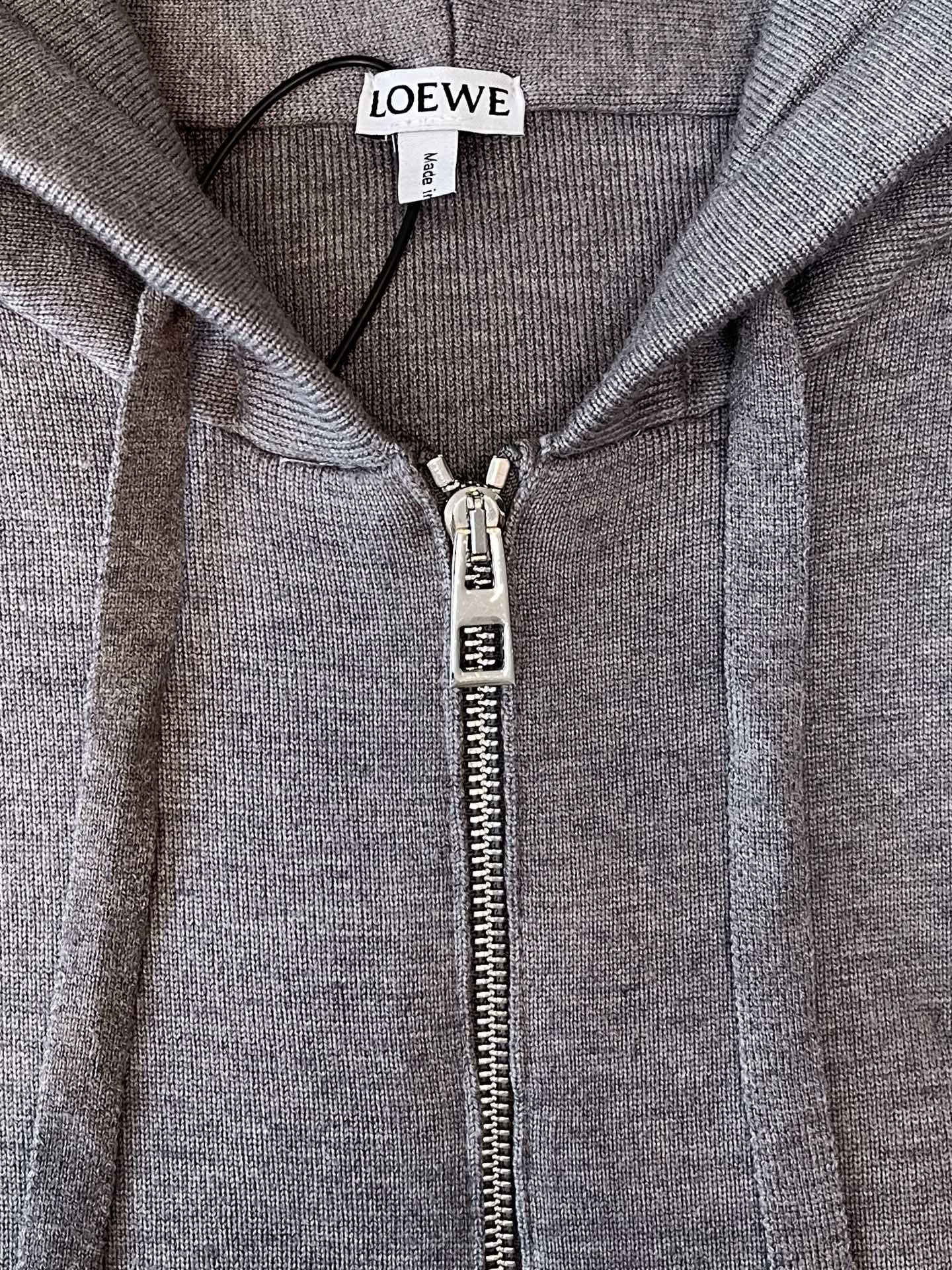 Back-Anagram Zip-Up Hoodie — product photograph
