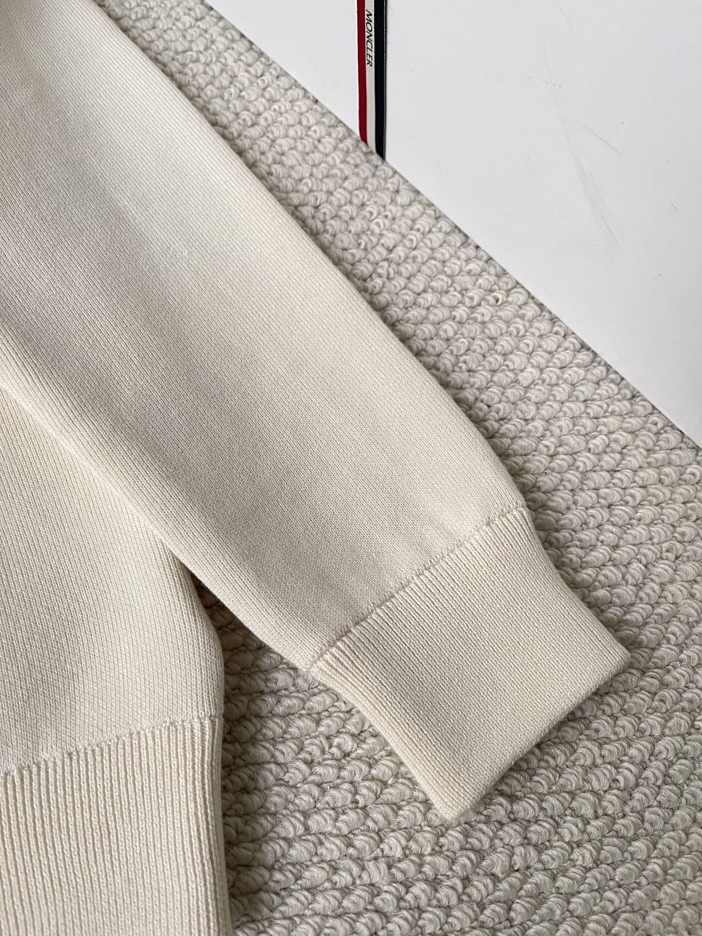 Letter-M Crewneck Sweater — product photograph