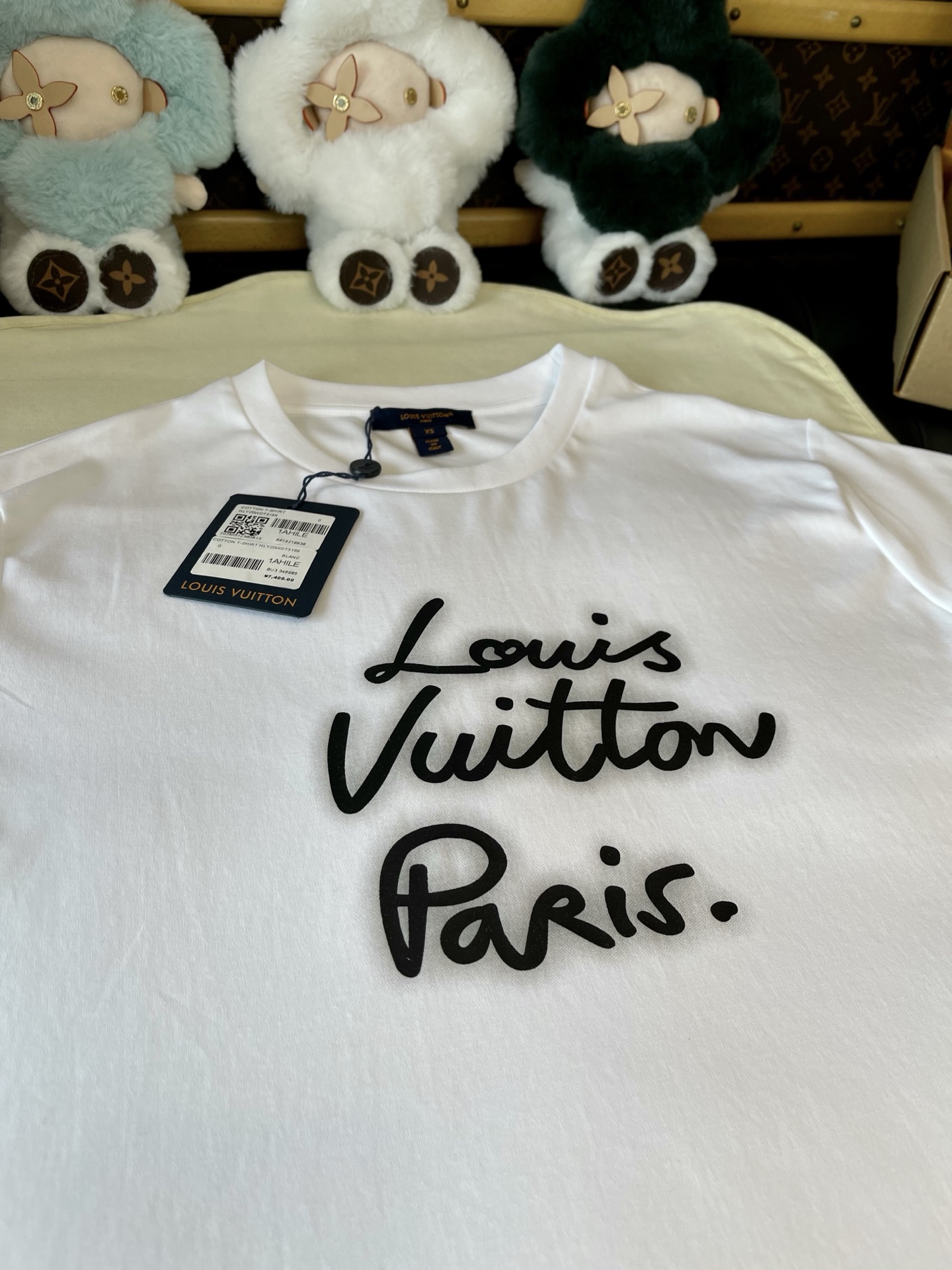 Paris Script Crewneck T-Shirt — product photograph