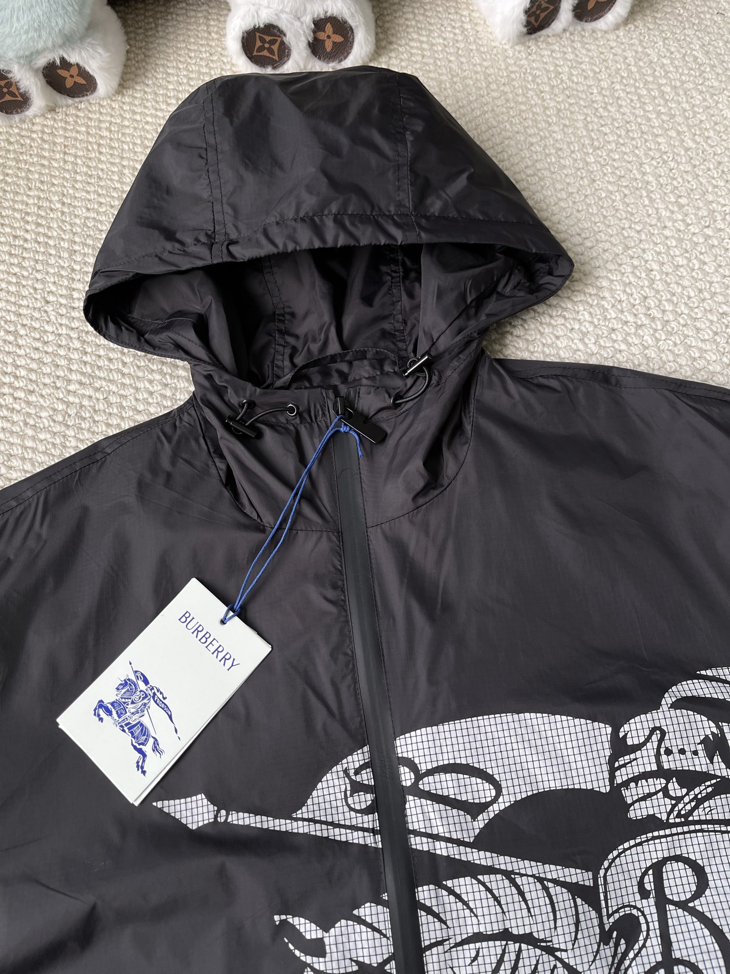 Large-Crest Graphic Windbreaker — product photograph