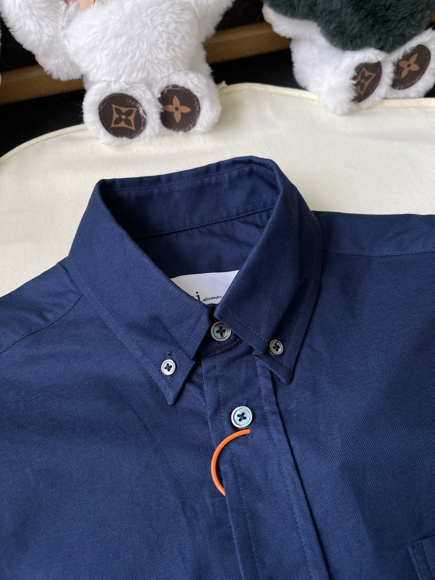 Heart-Emblem Button-Down Shirt — product photograph