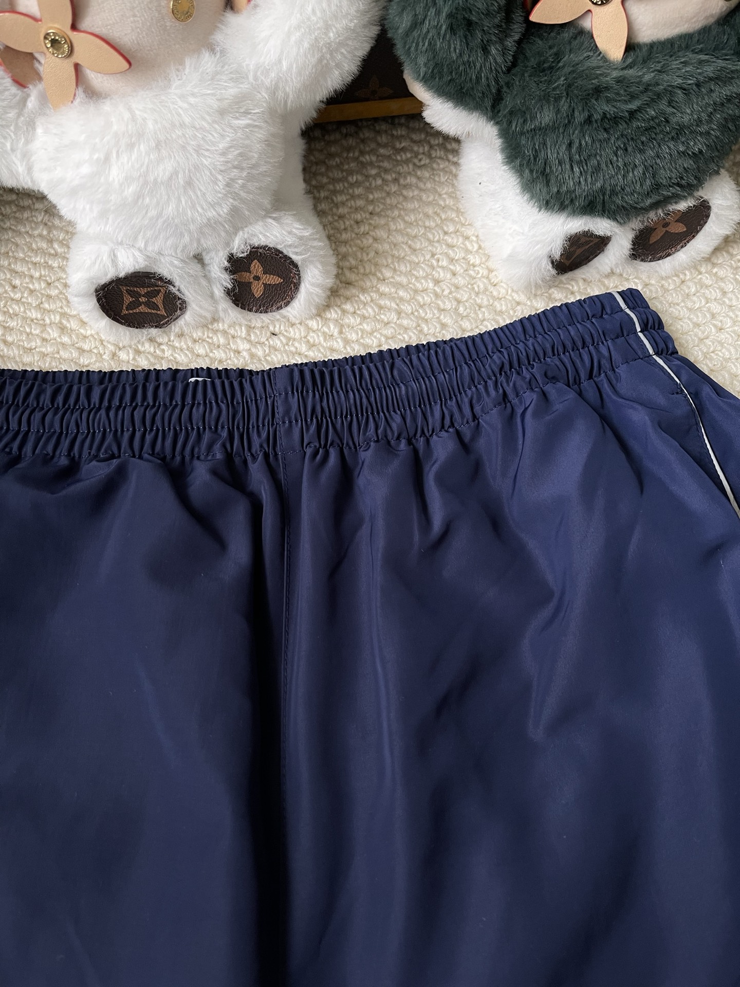 Navy Piped Matching Separates — product photograph