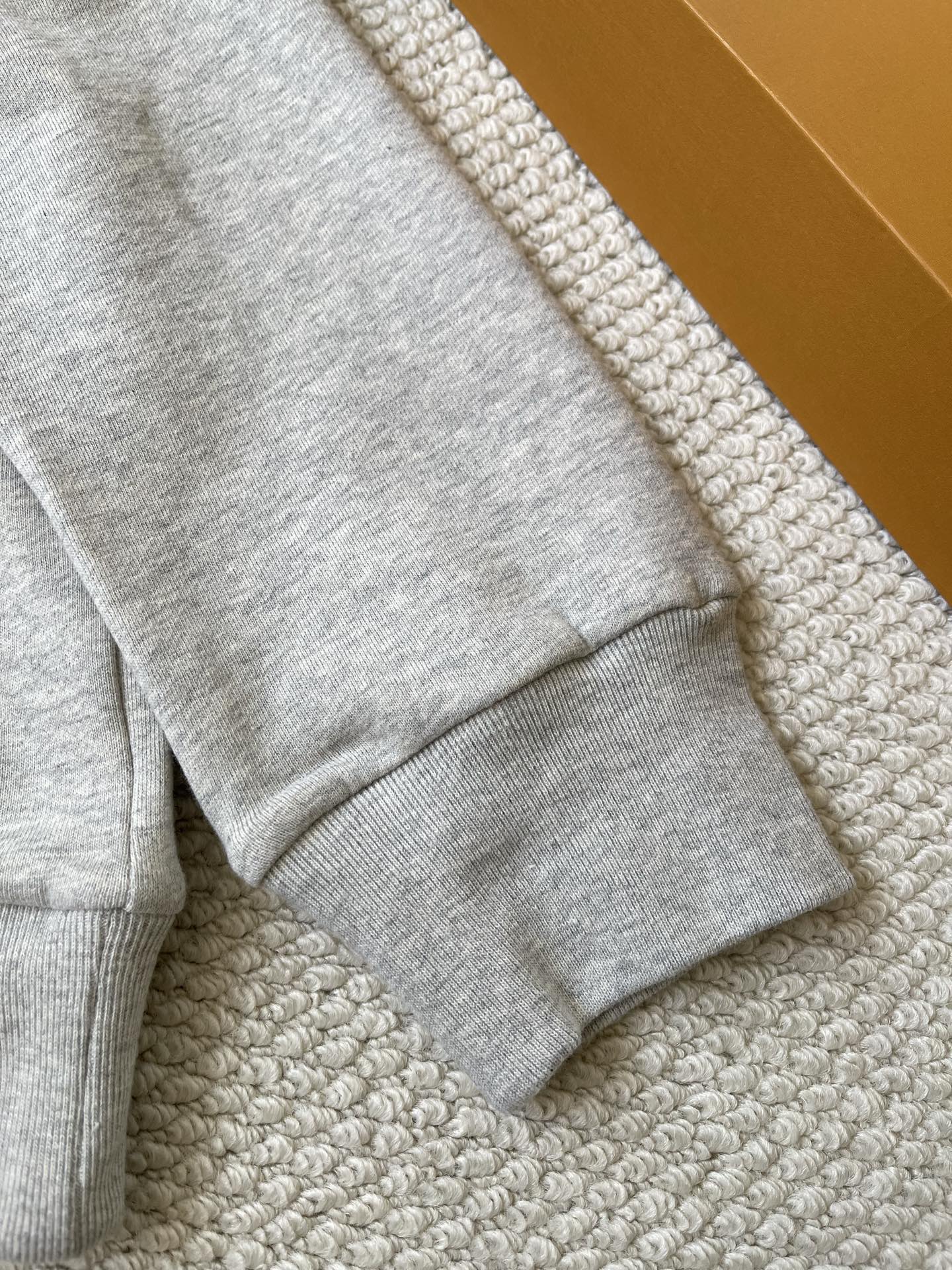 Tab-Trim Drawstring Zip Hoodie — product photograph