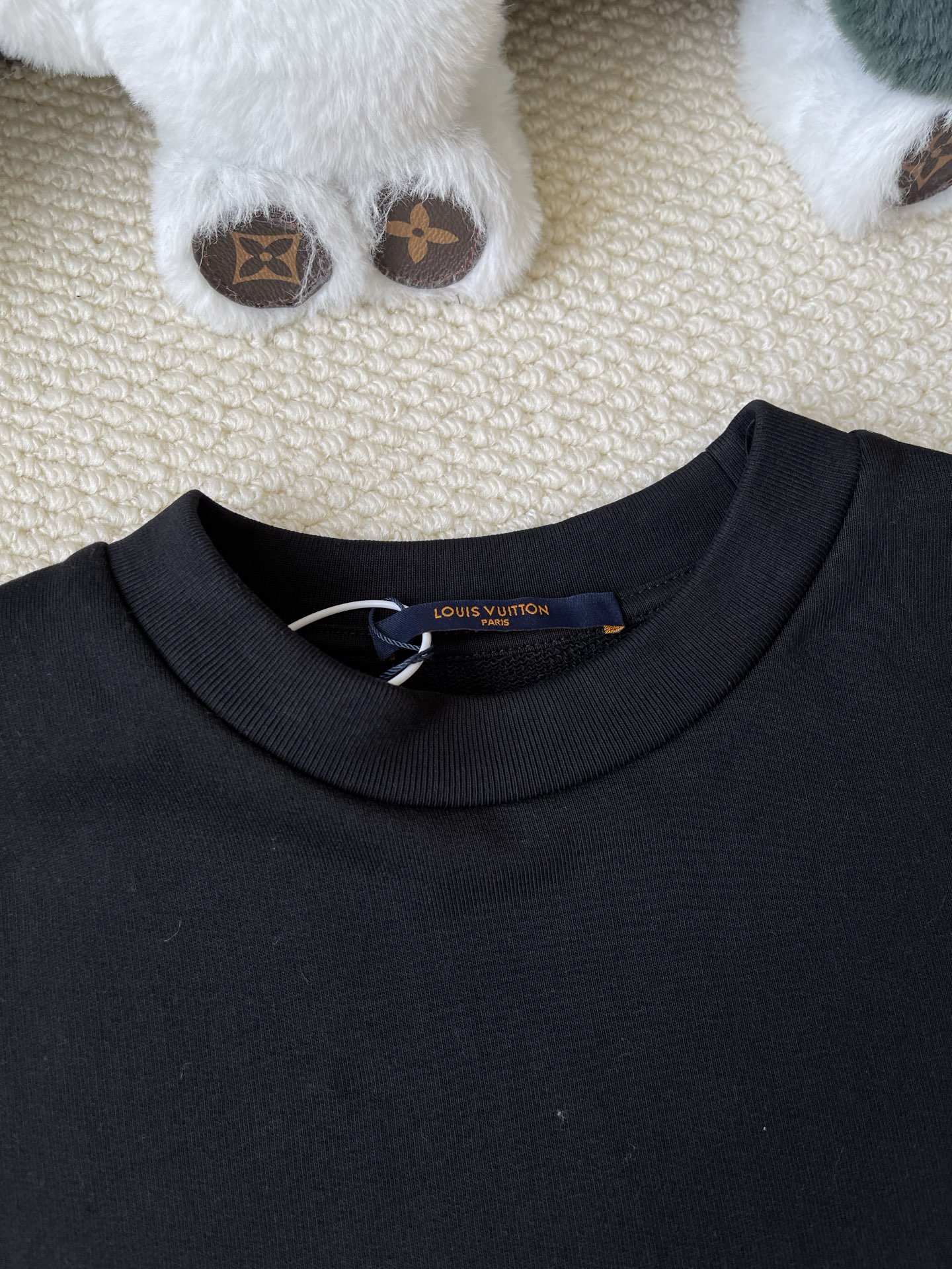 Monogram-Hem Crewneck Sweatshirt — product photograph