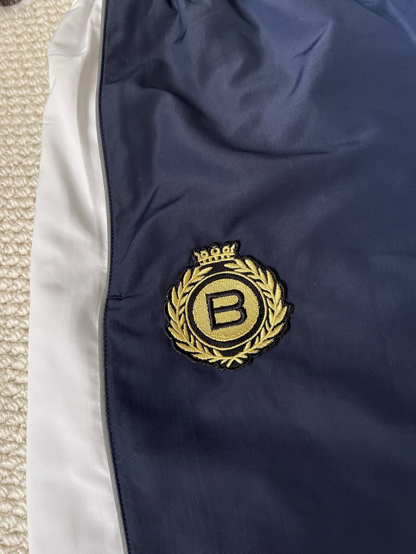 Navy-Crest Number-10 Matching Separates — product photograph