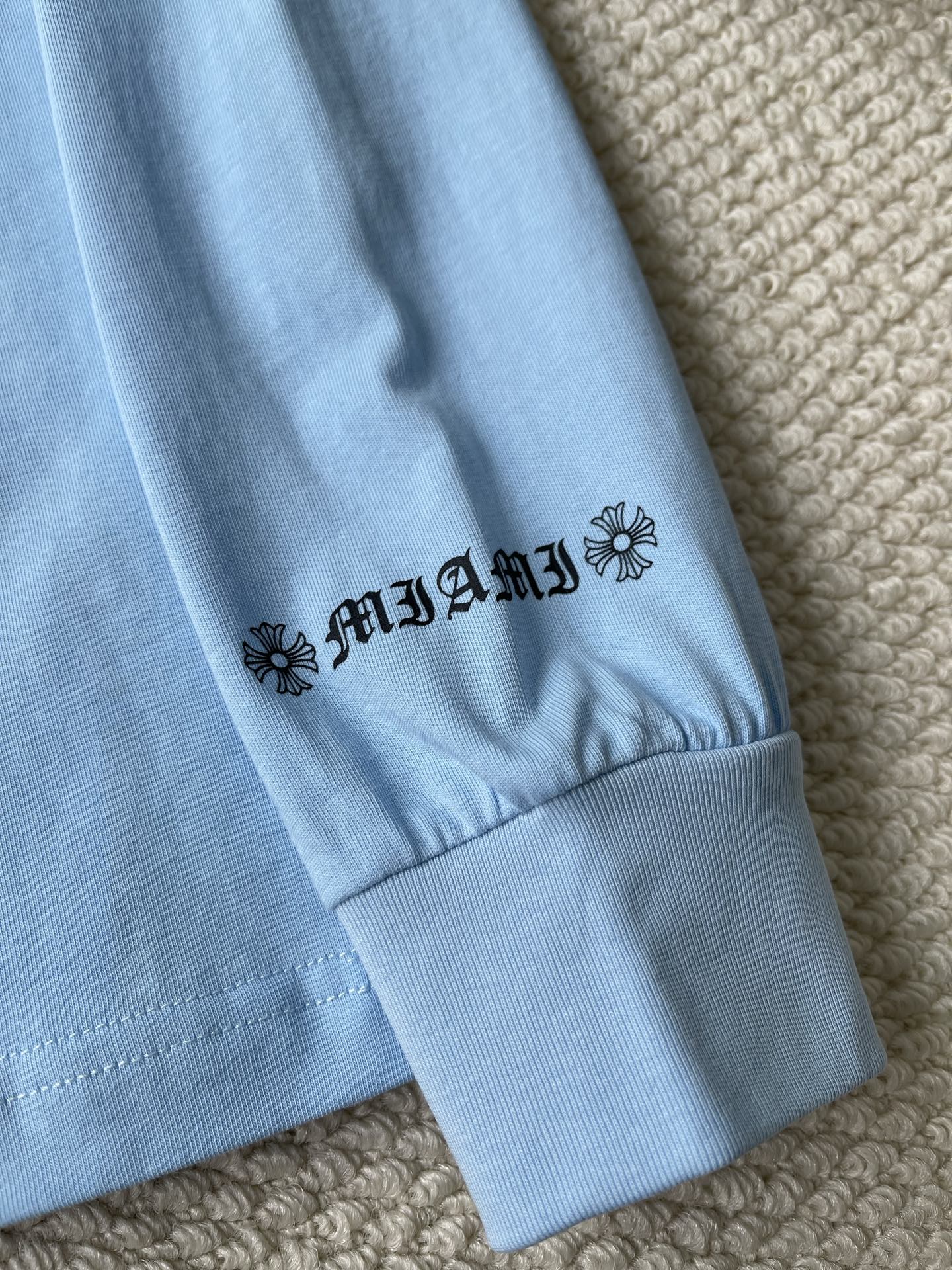Floral Cross-Back Long-Sleeve T-Shirt — product photograph