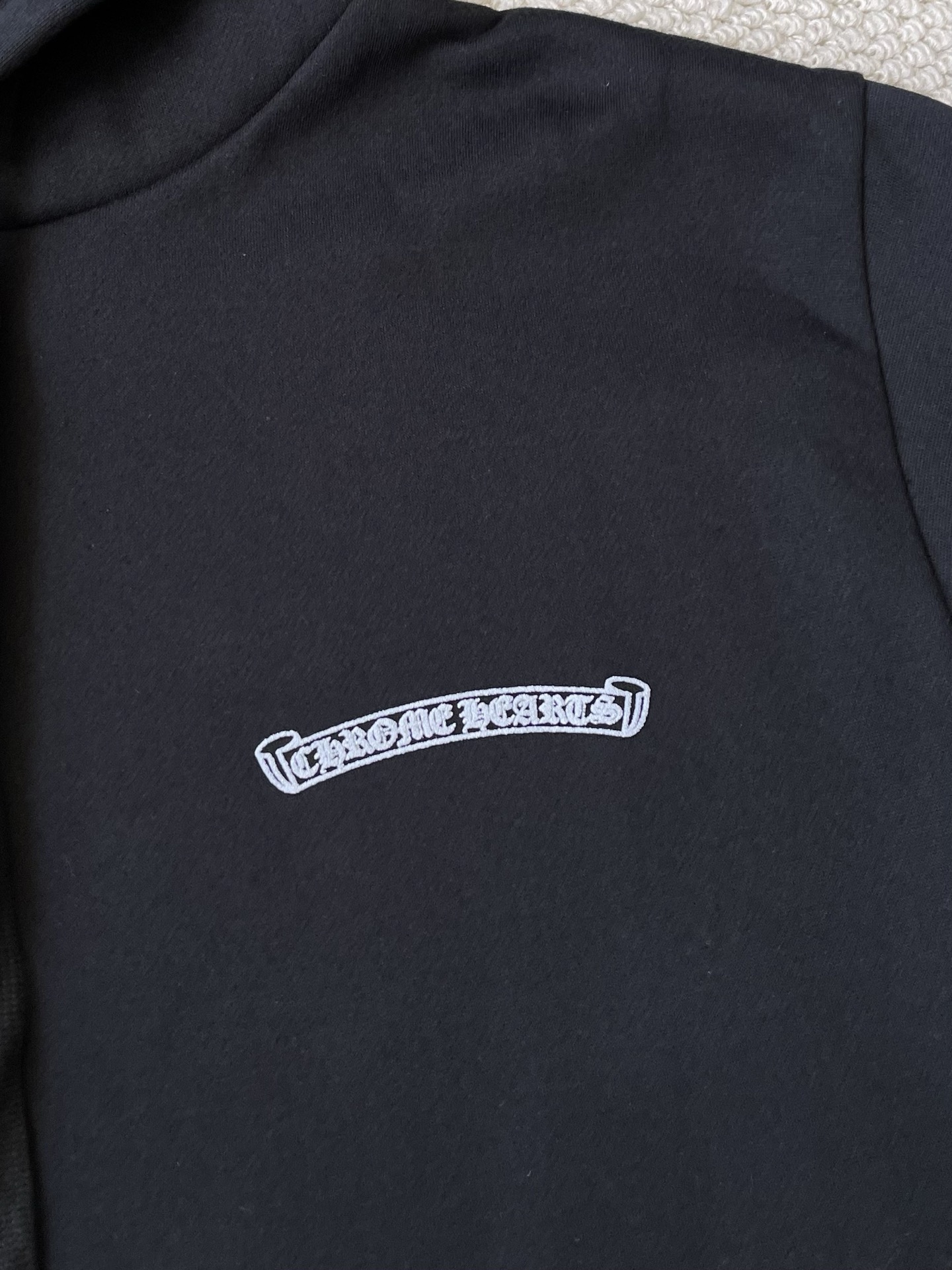 Gothic-Sleeve Zip Hoodie — product photograph