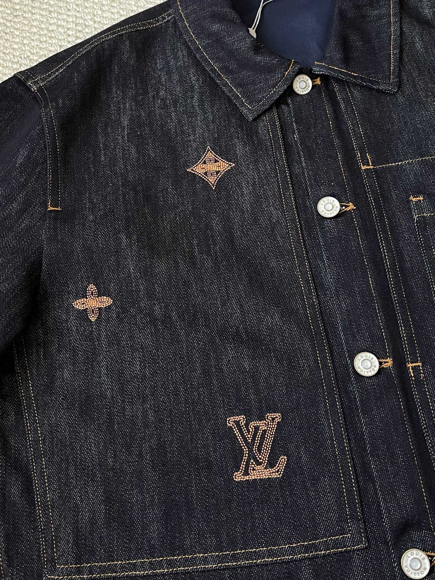 Embroidered Denim Matching Separates — product photograph