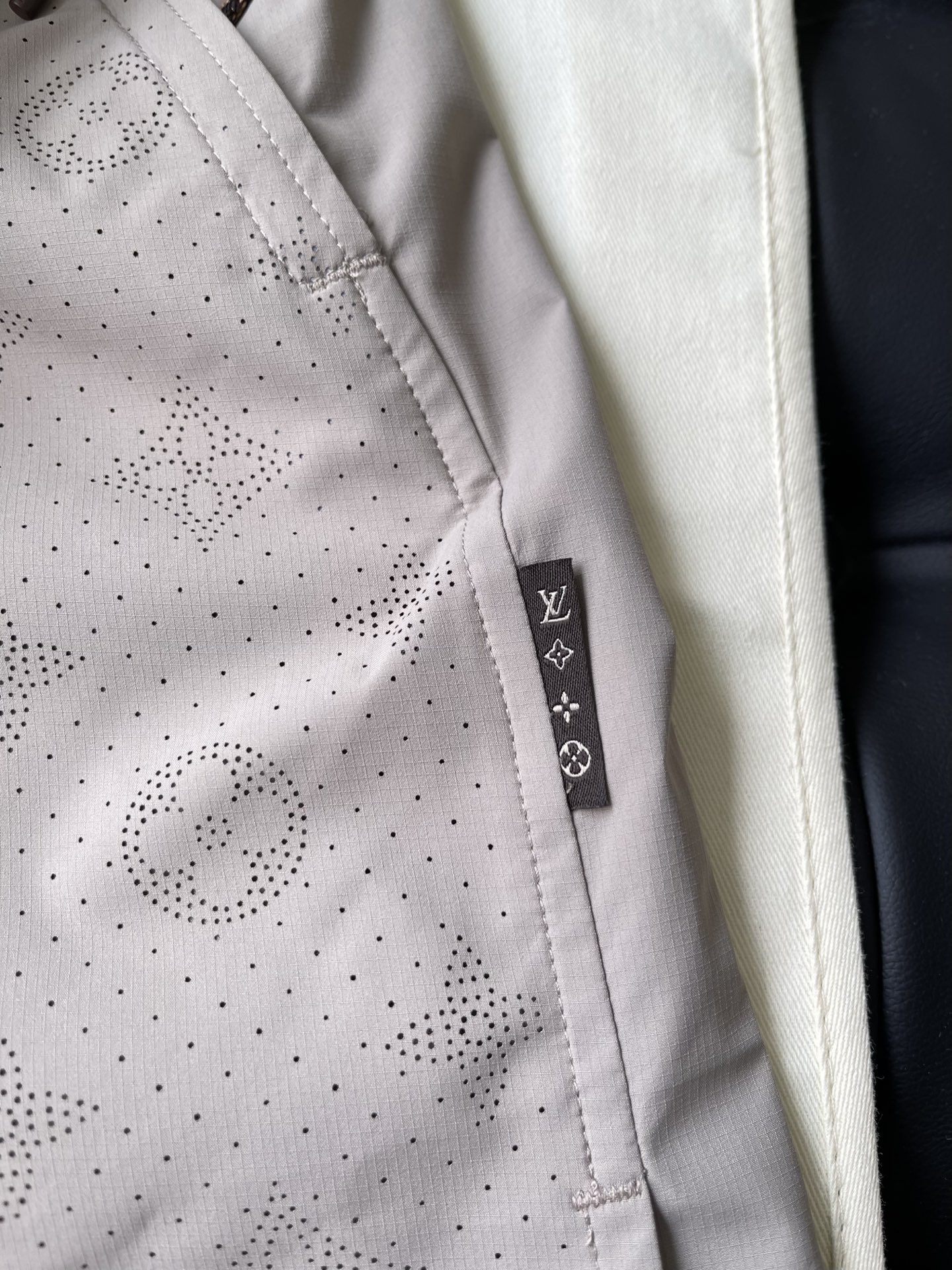 Perforated Logo Drawstring Shorts — product photograph