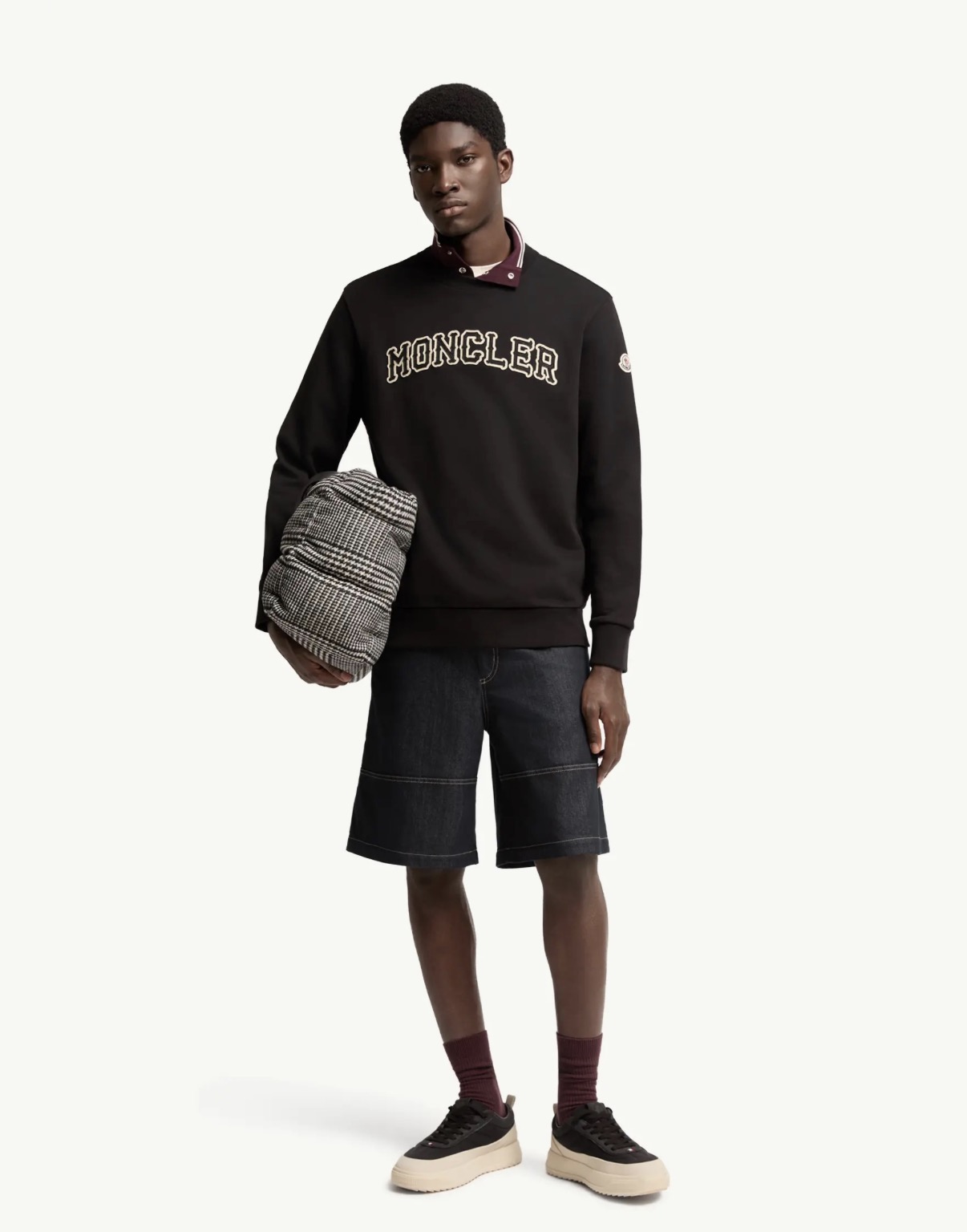 Varsity-Wordmark Crewneck Sweatshirt — product photograph