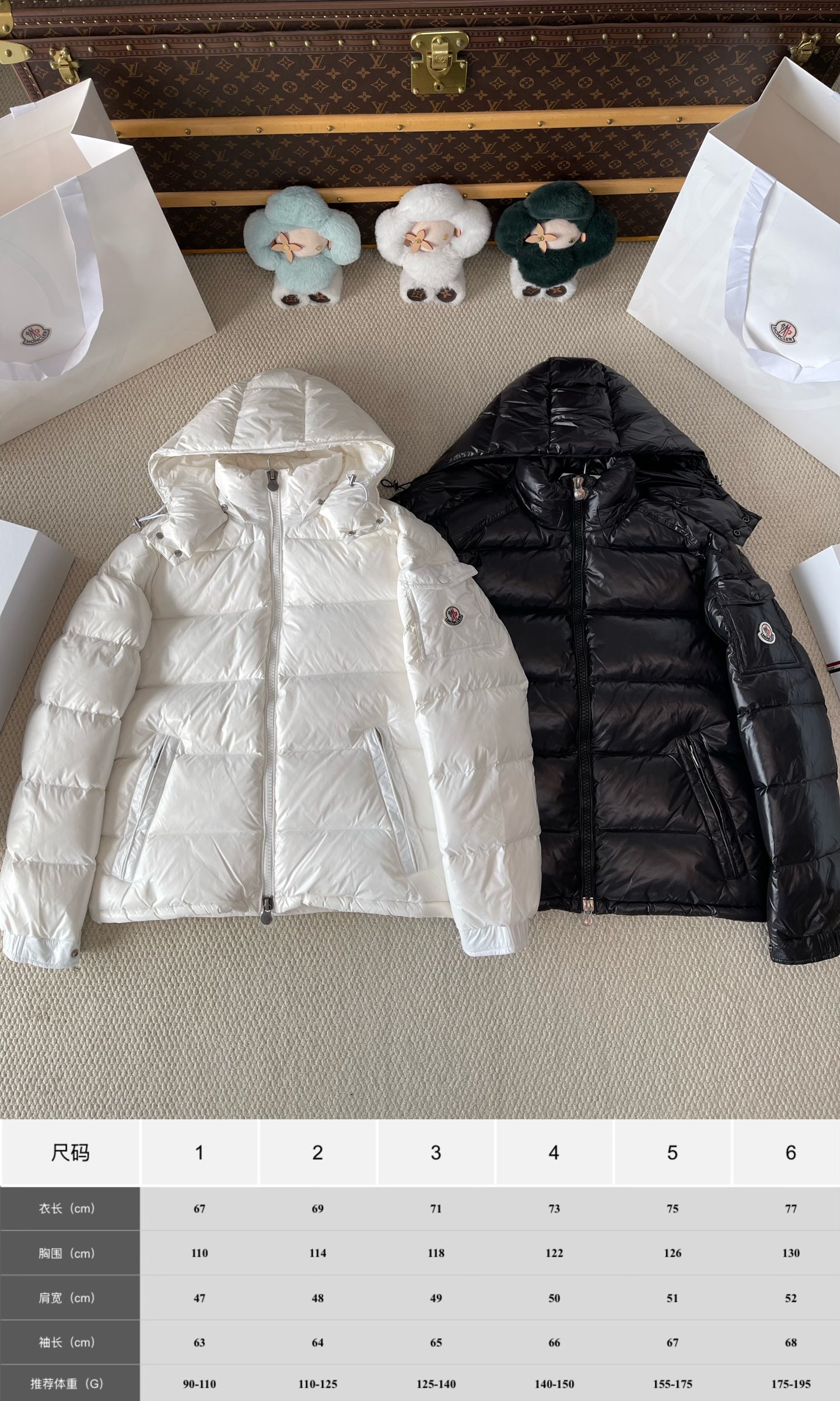 Gloss-Finish Sleeve-Pocket Puffer — product photograph