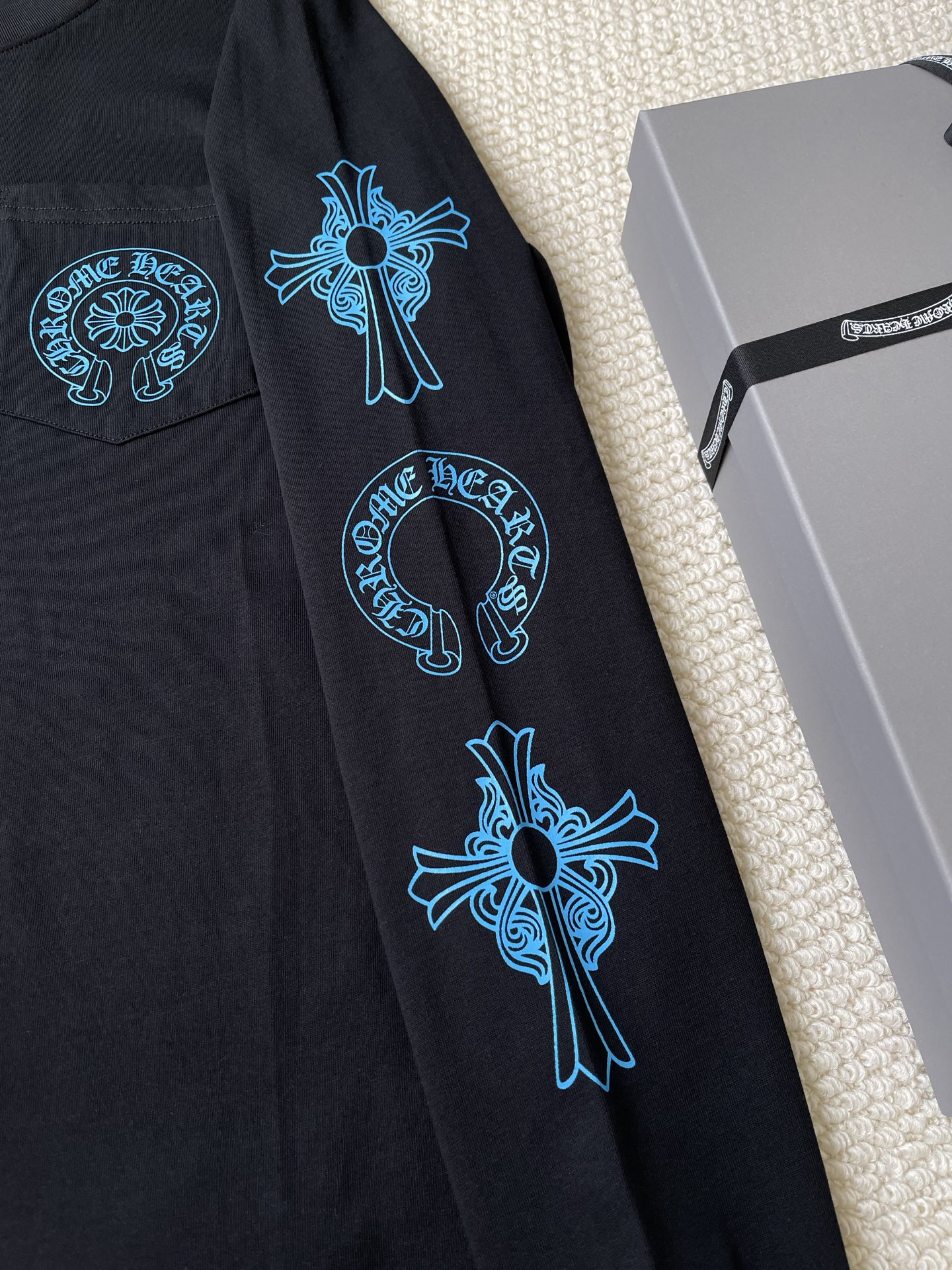 Triple-Cross Back Long-Sleeve T-Shirt — product photograph