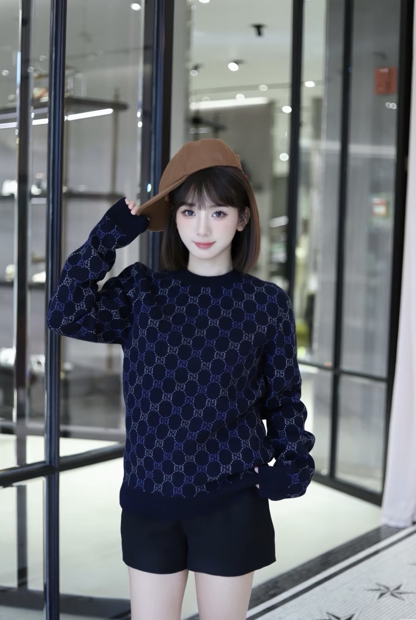 Allover GG Crewneck Sweater — product photograph