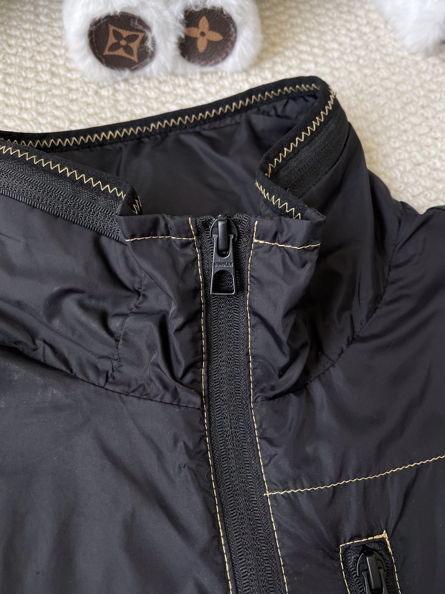 Contrast-Stitch Utility Vest — product photograph