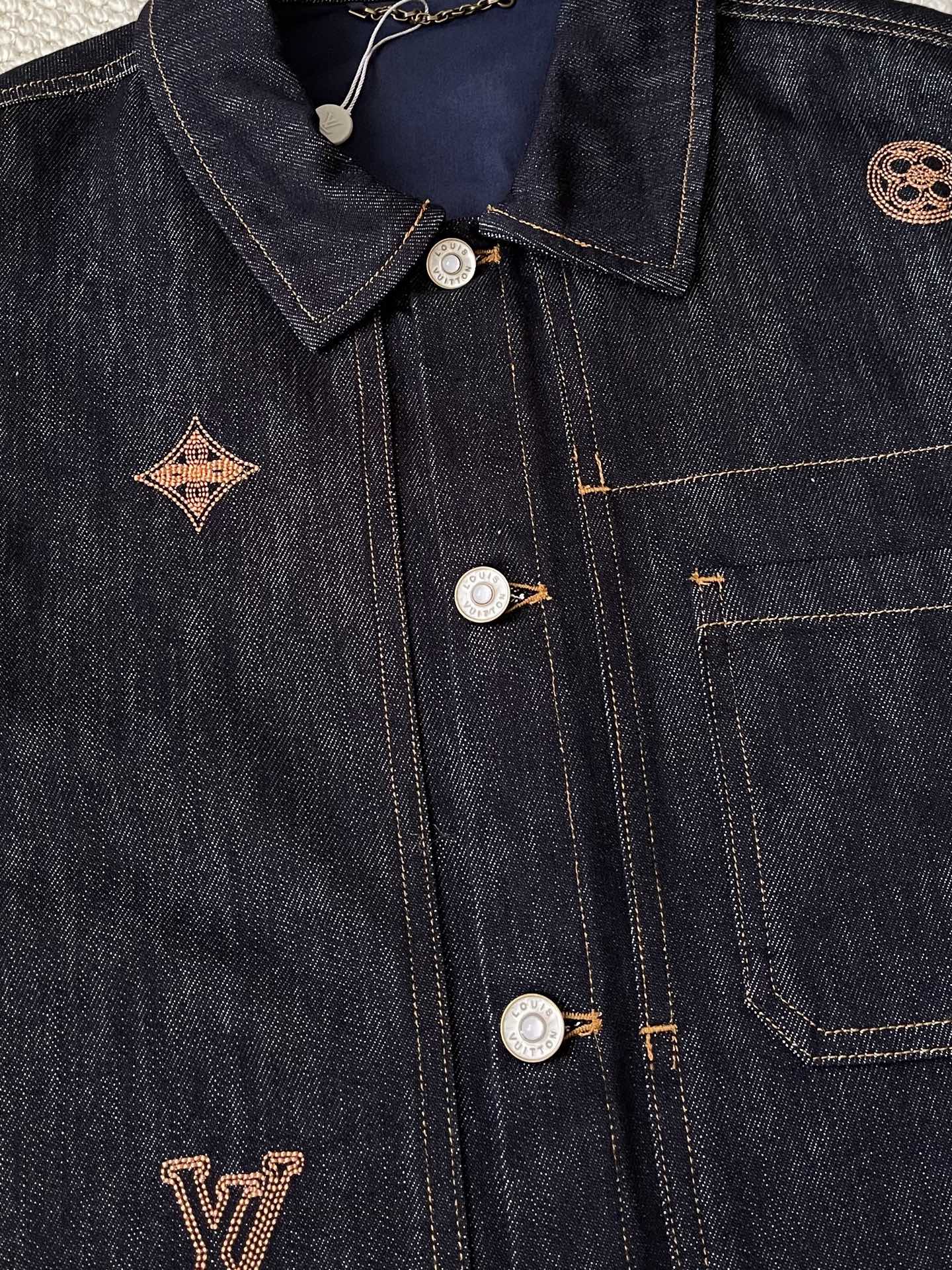 Embroidered Denim Matching Separates — product photograph