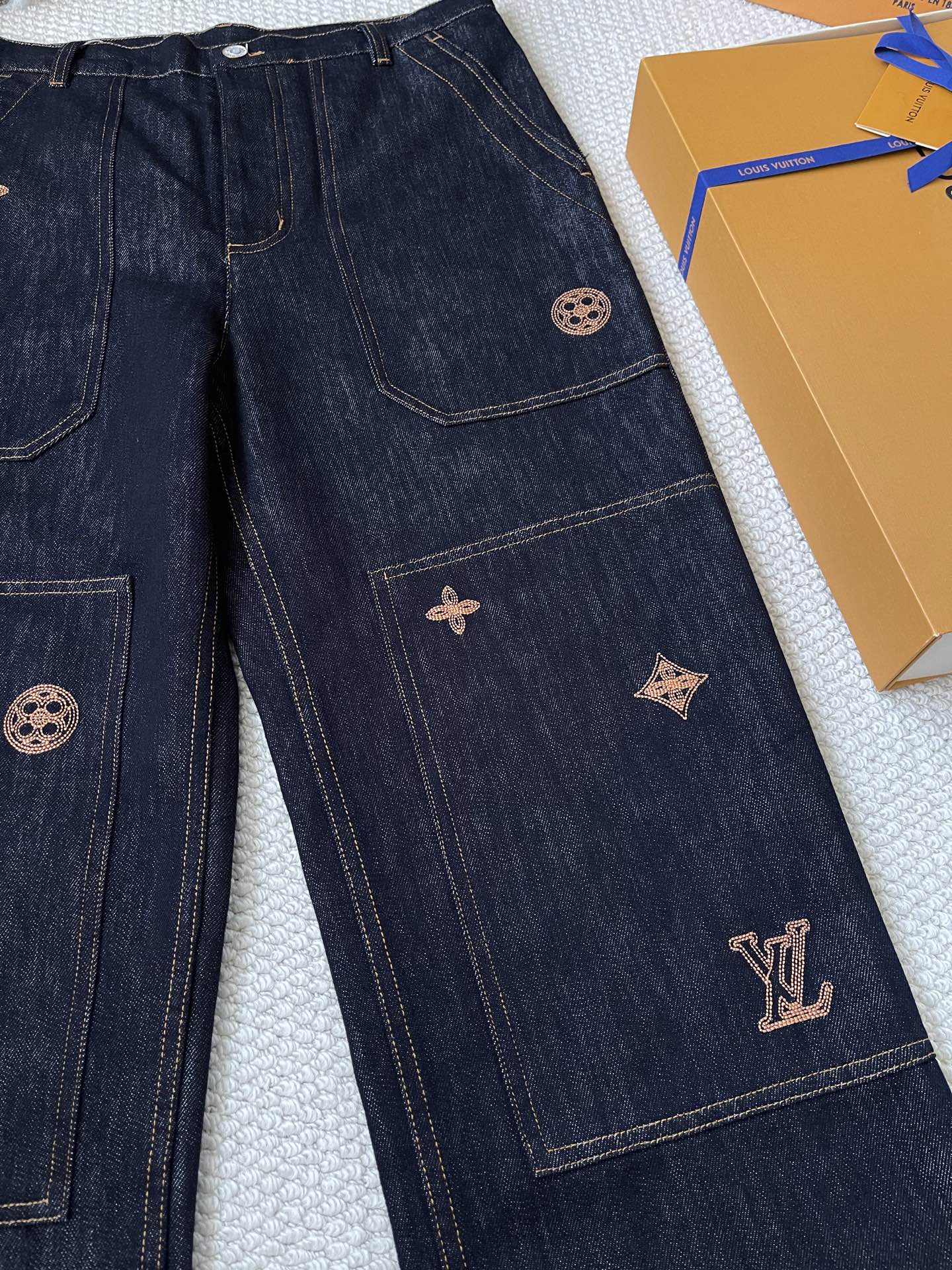 Embroidered Denim Matching Separates — product photograph